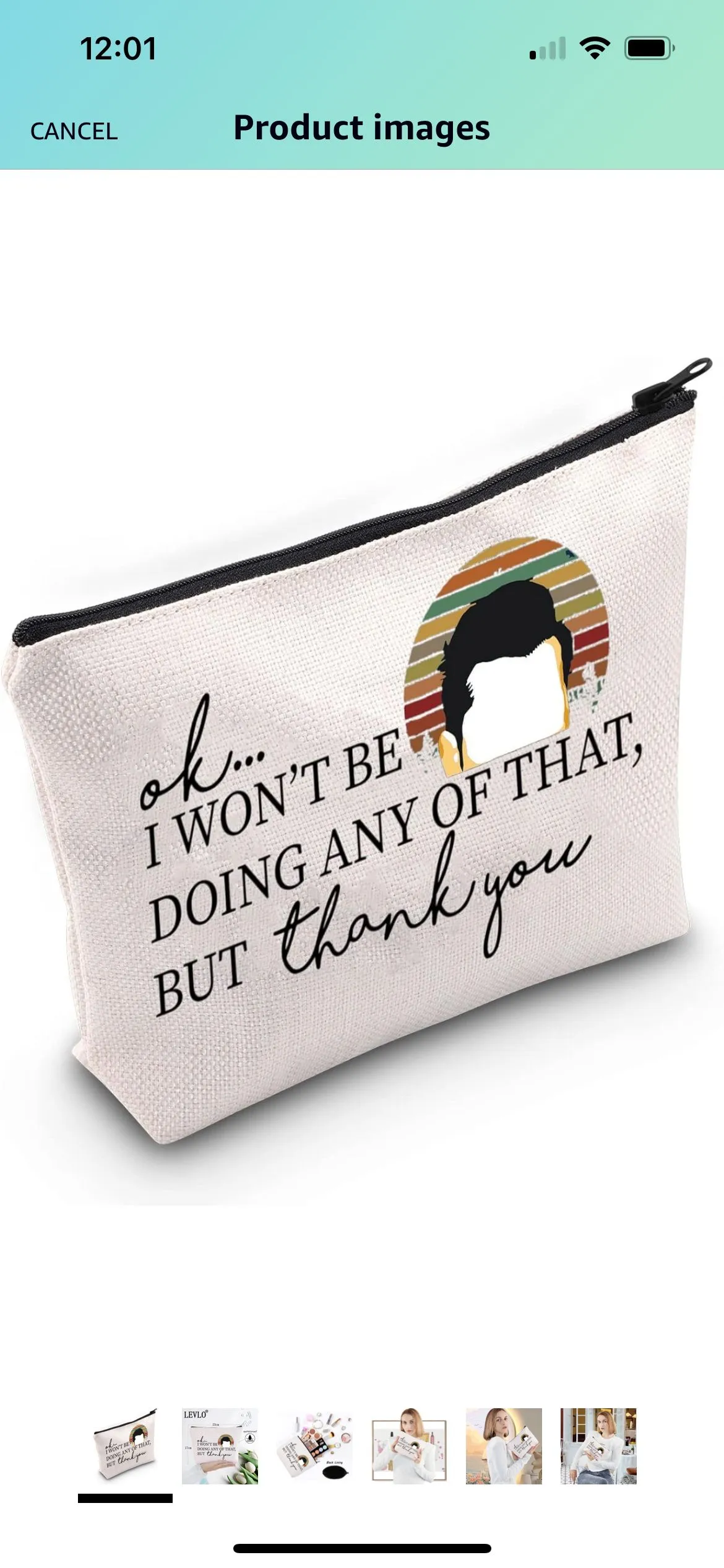 Product image for Schitt’s Creek Makeup Bag