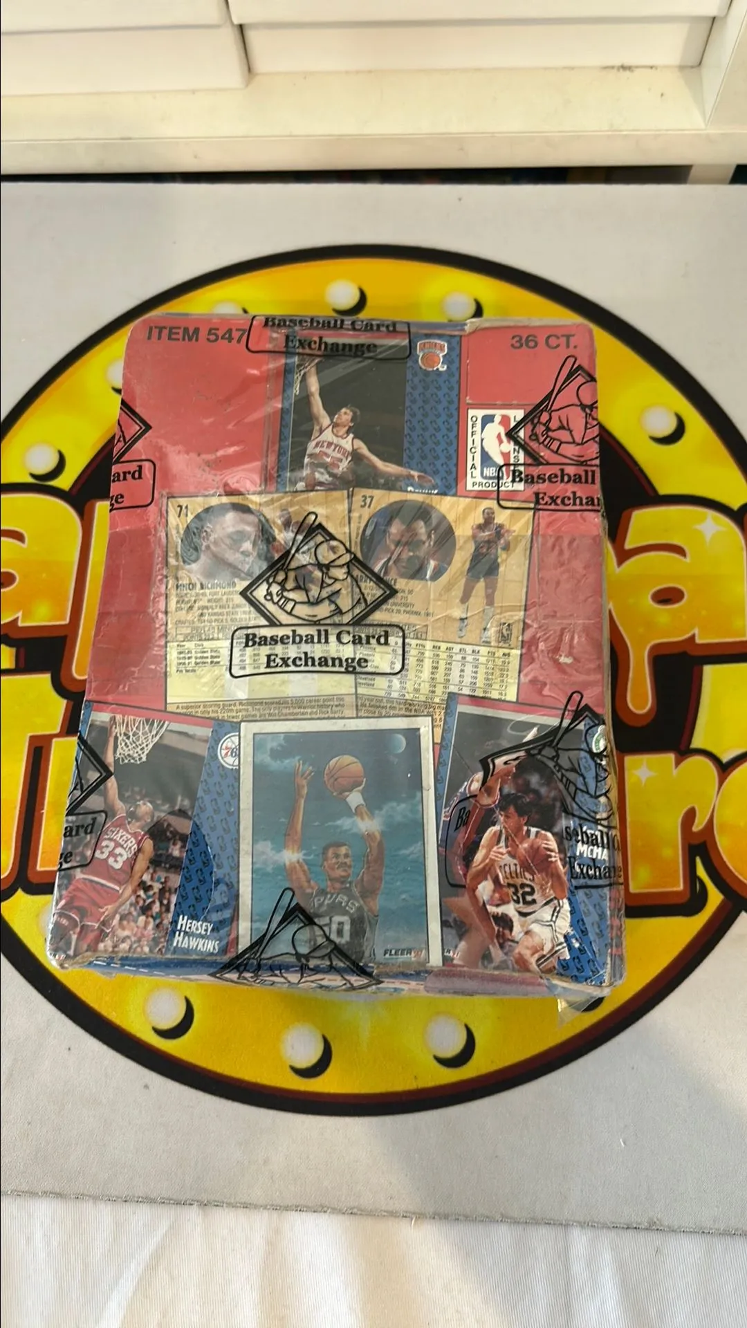 Product image for 1991-92 Fleer Basketball BBCE Sealed Box. Look for MJ