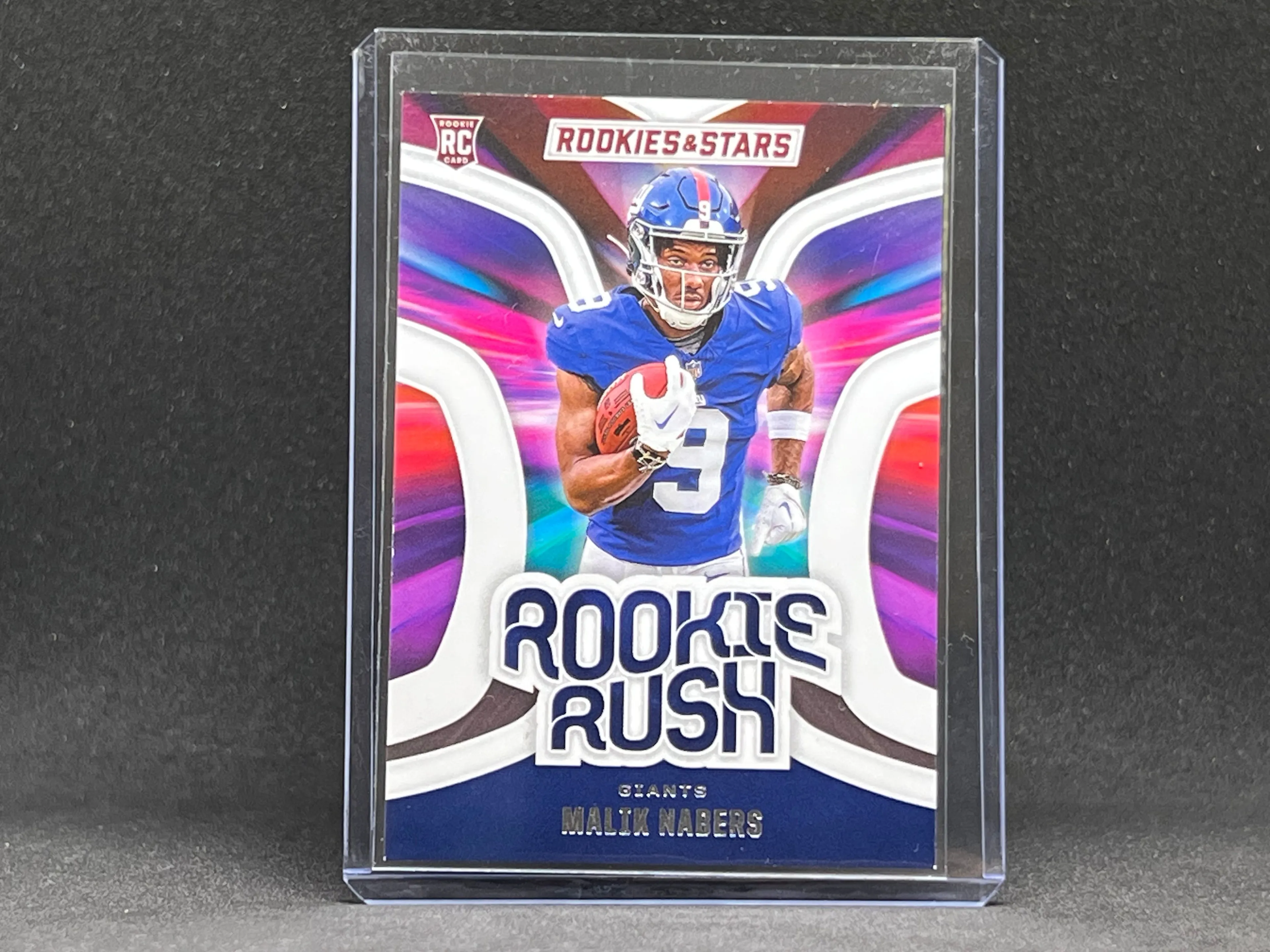 Product image for 2024 Panini Rookies & Stars Malik Nabers Rookie Rush RC #RR-MNS