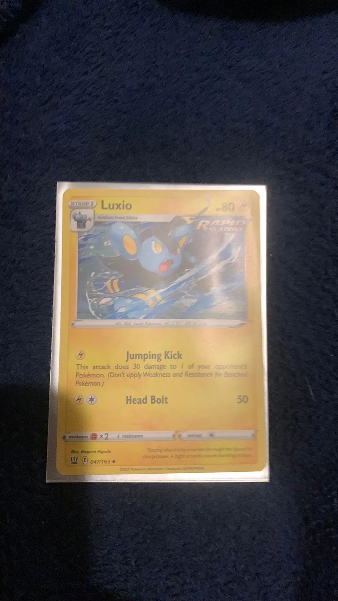 Pokemon Single Promotional Card - Luxio 52/130 PRE RELEASE