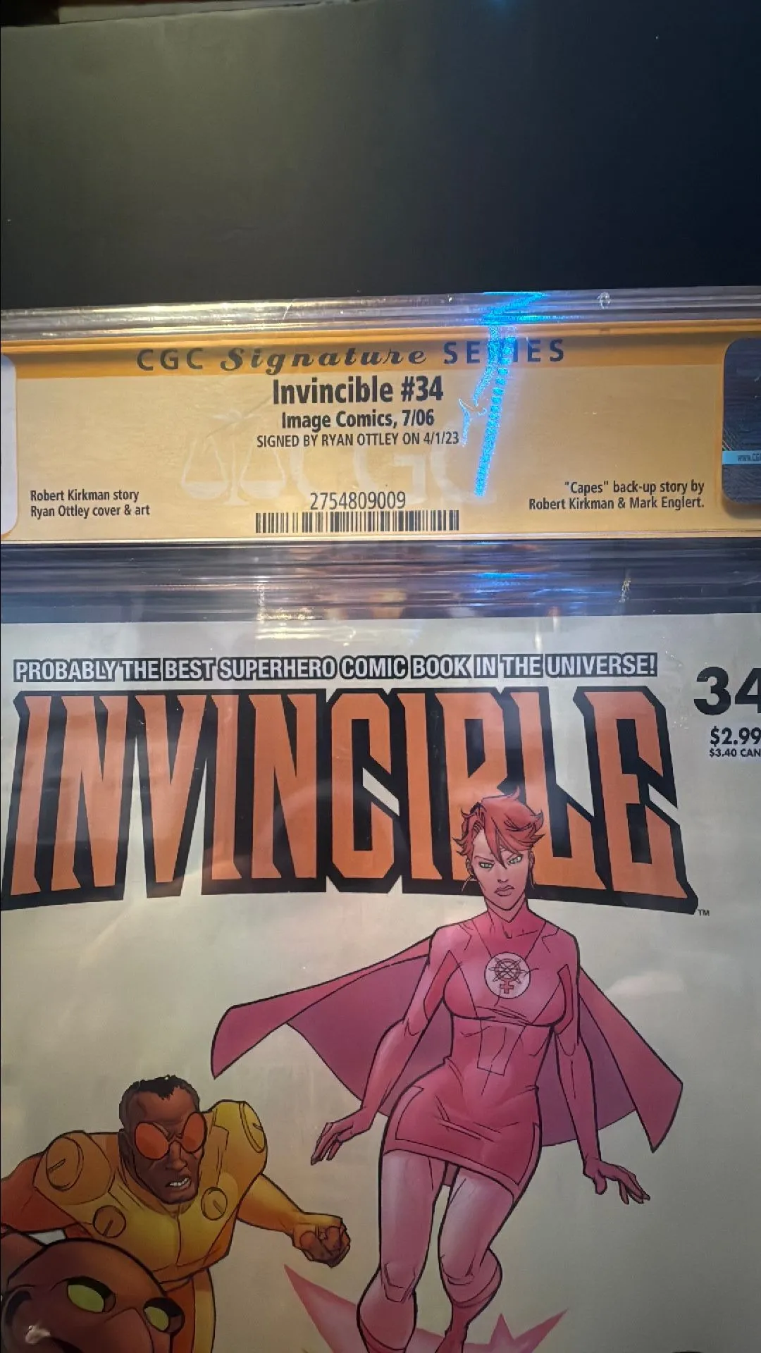 Product image for Invincible #34 cgc 9.6 SS