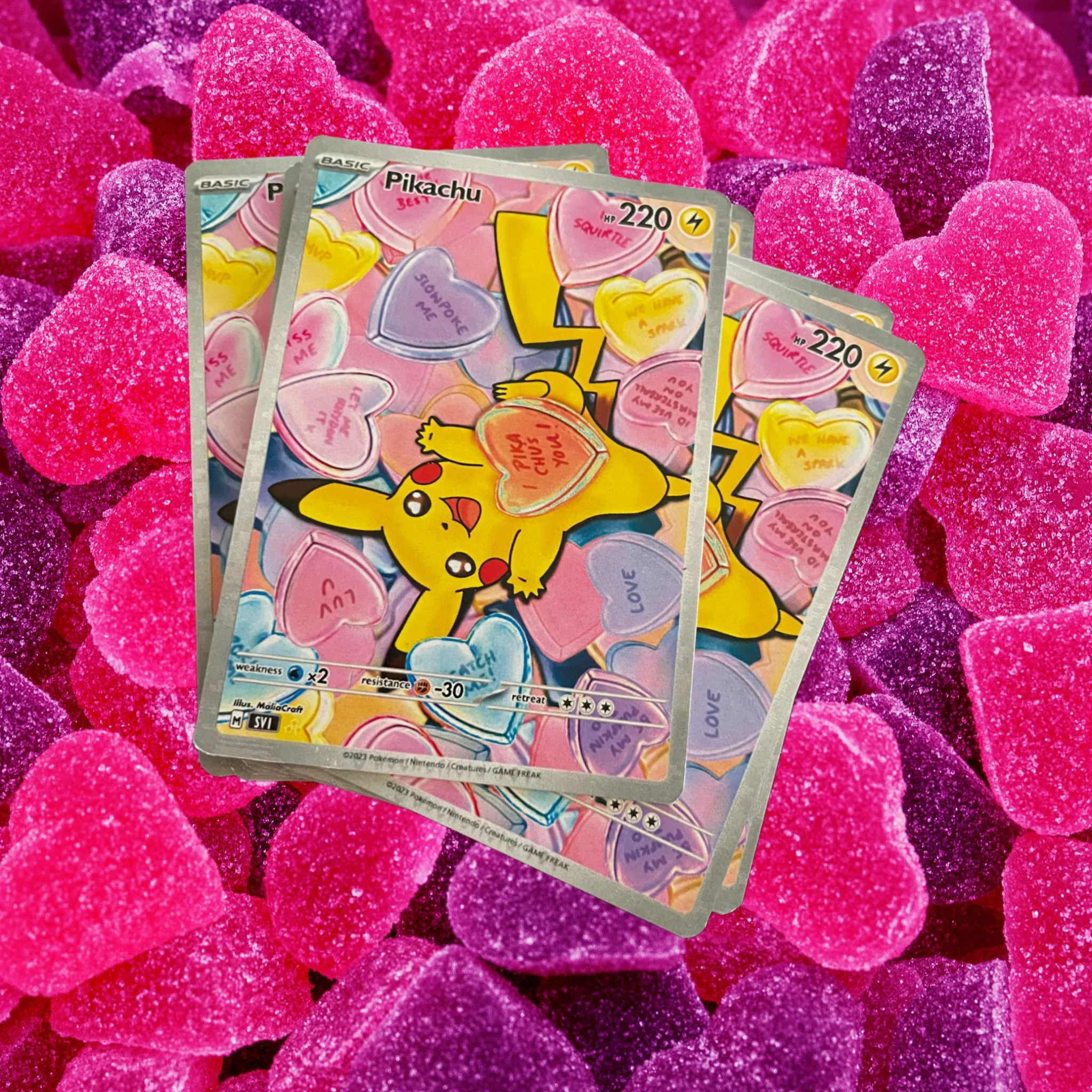 Product image for Custom Pikachu Valentines card