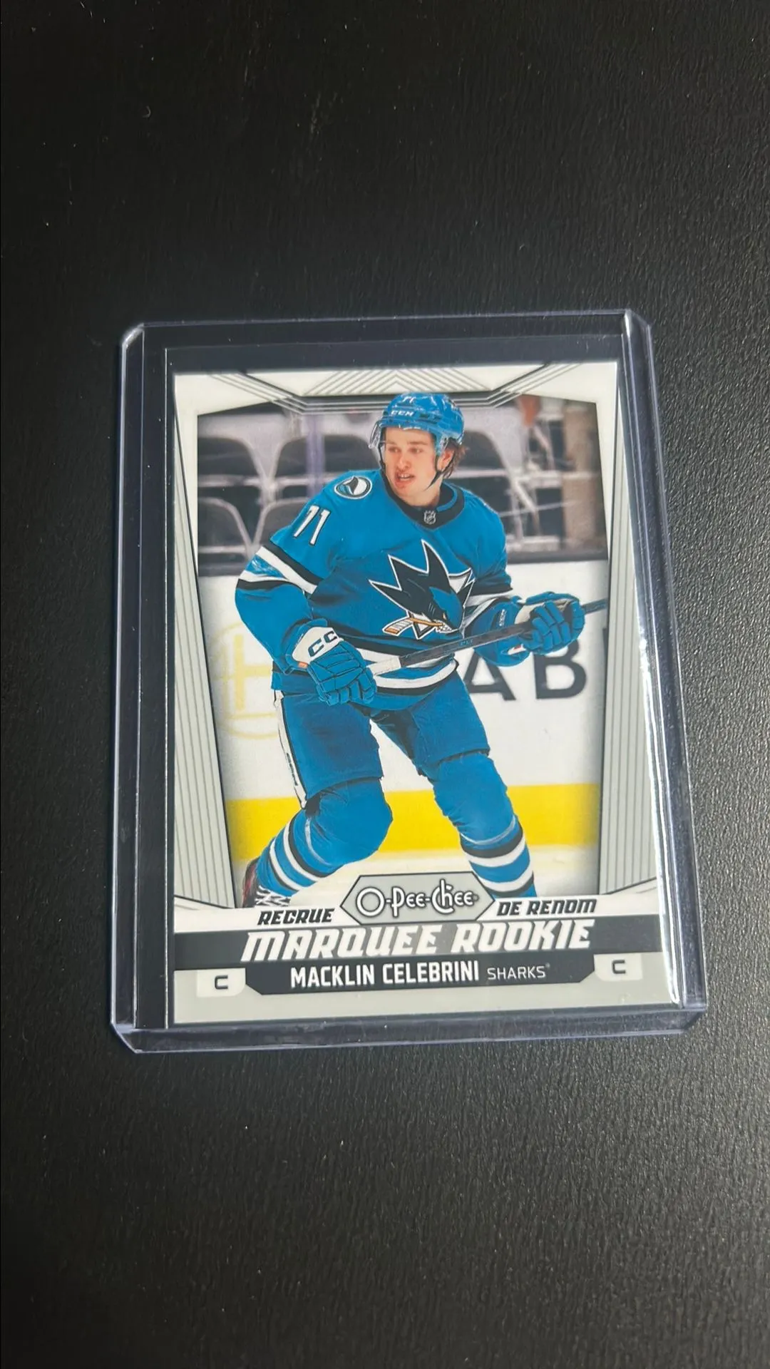 Product image for 24-25 OPC MACKLIN CELEBRINI ROOKIE CARD RC #1 DRAFT PICK