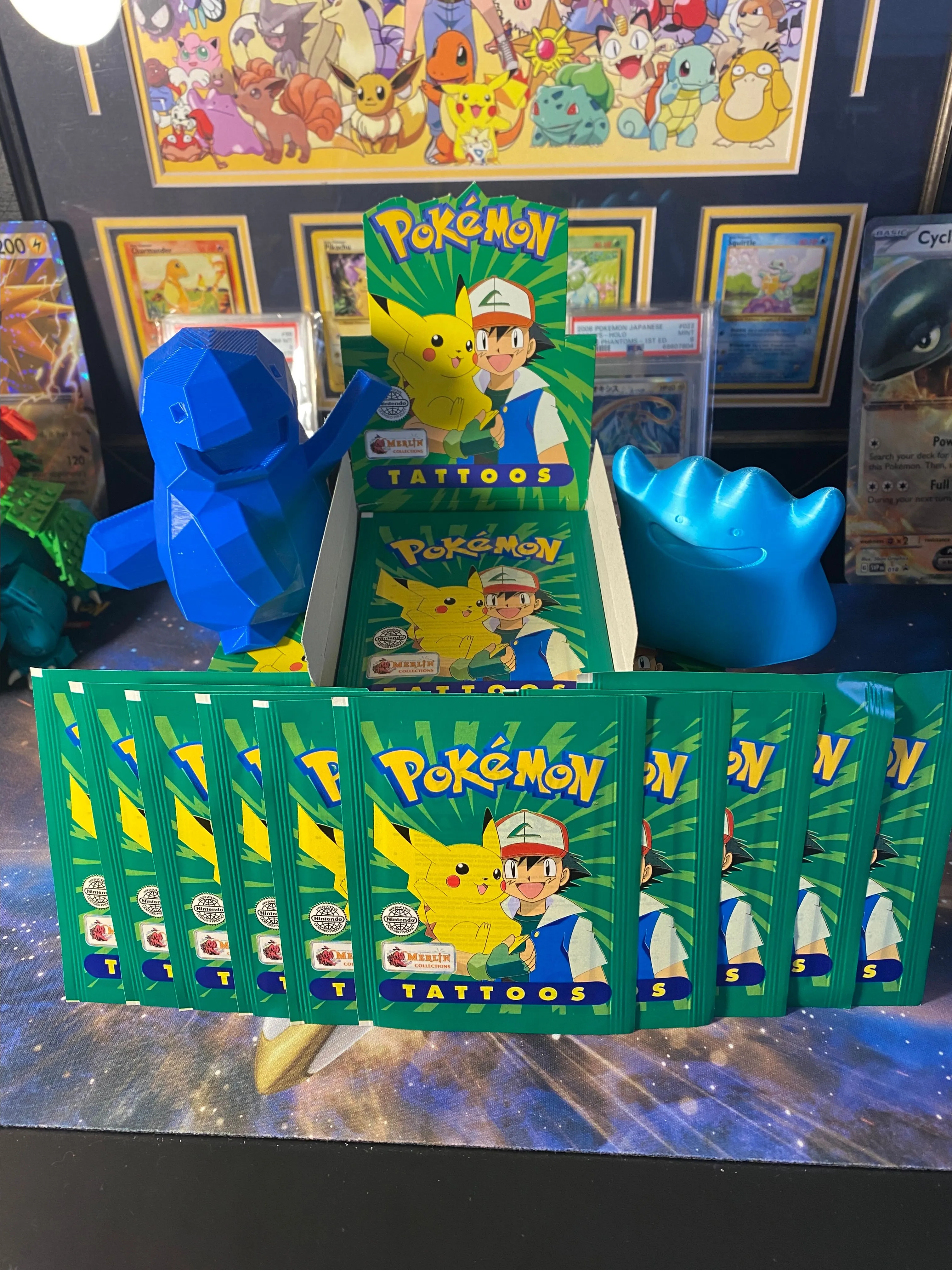 Product image for 10 Packs of Pokémon Merlin Tattoos!