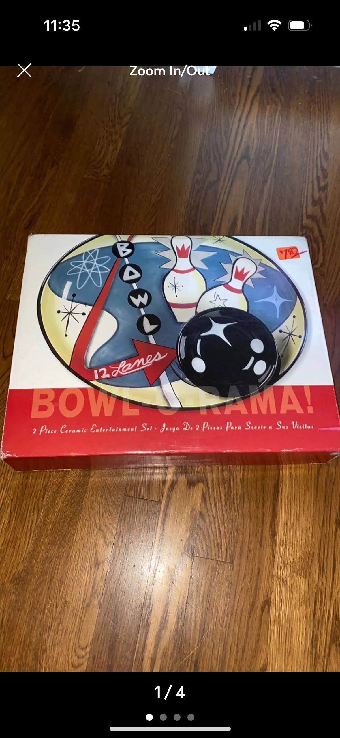 Product image for 2005 Clay Art Bowl-O-Rama  era mix Platter and Dip Bowl NIB