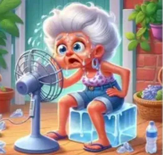 Product image for #269 Granny is HOT 20cm X 20cm Diamond Painting Art Kit