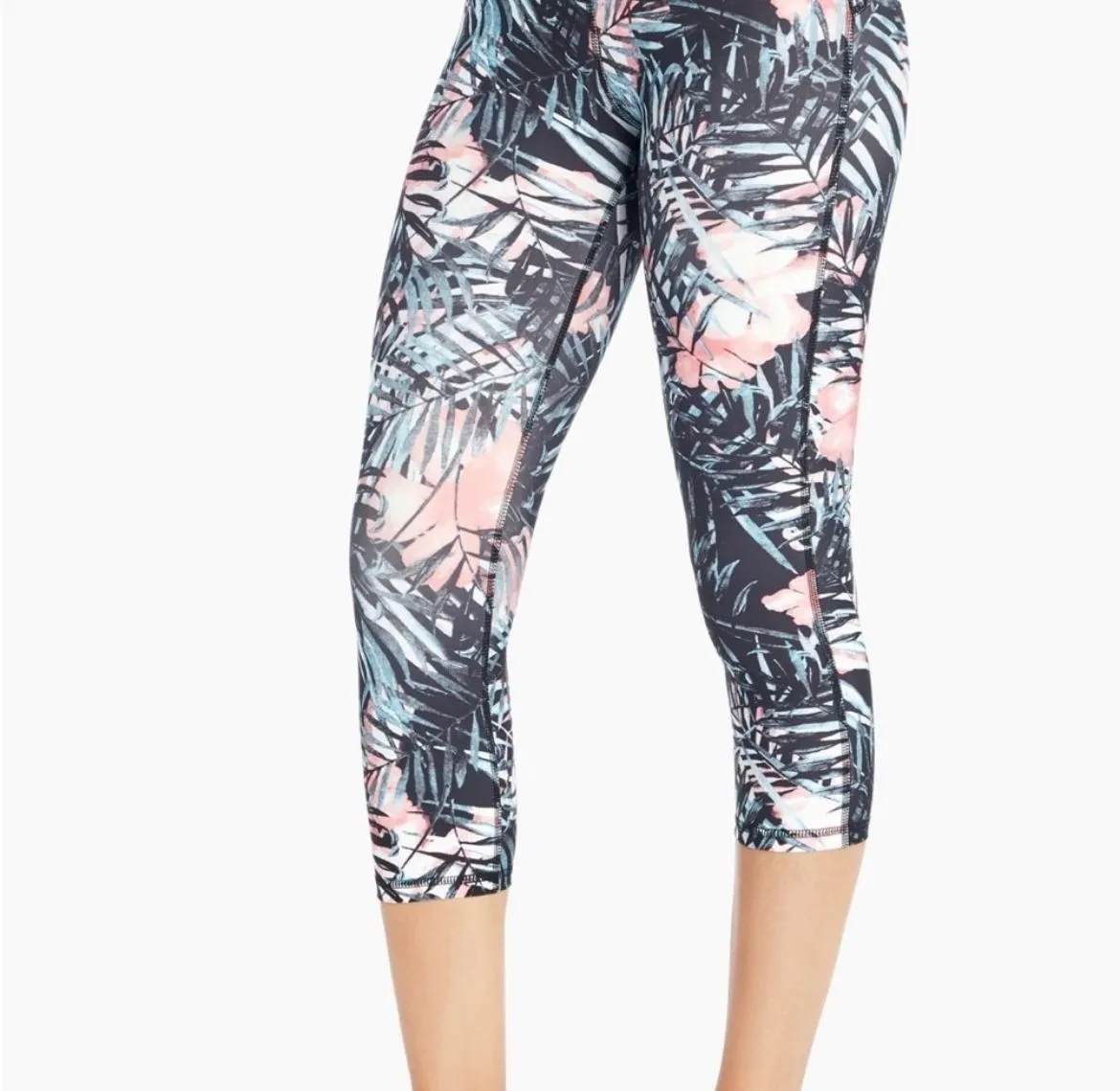 Product image for Marika Sport Peach Palm Tropics 20.5” Leggings size M (8-10)