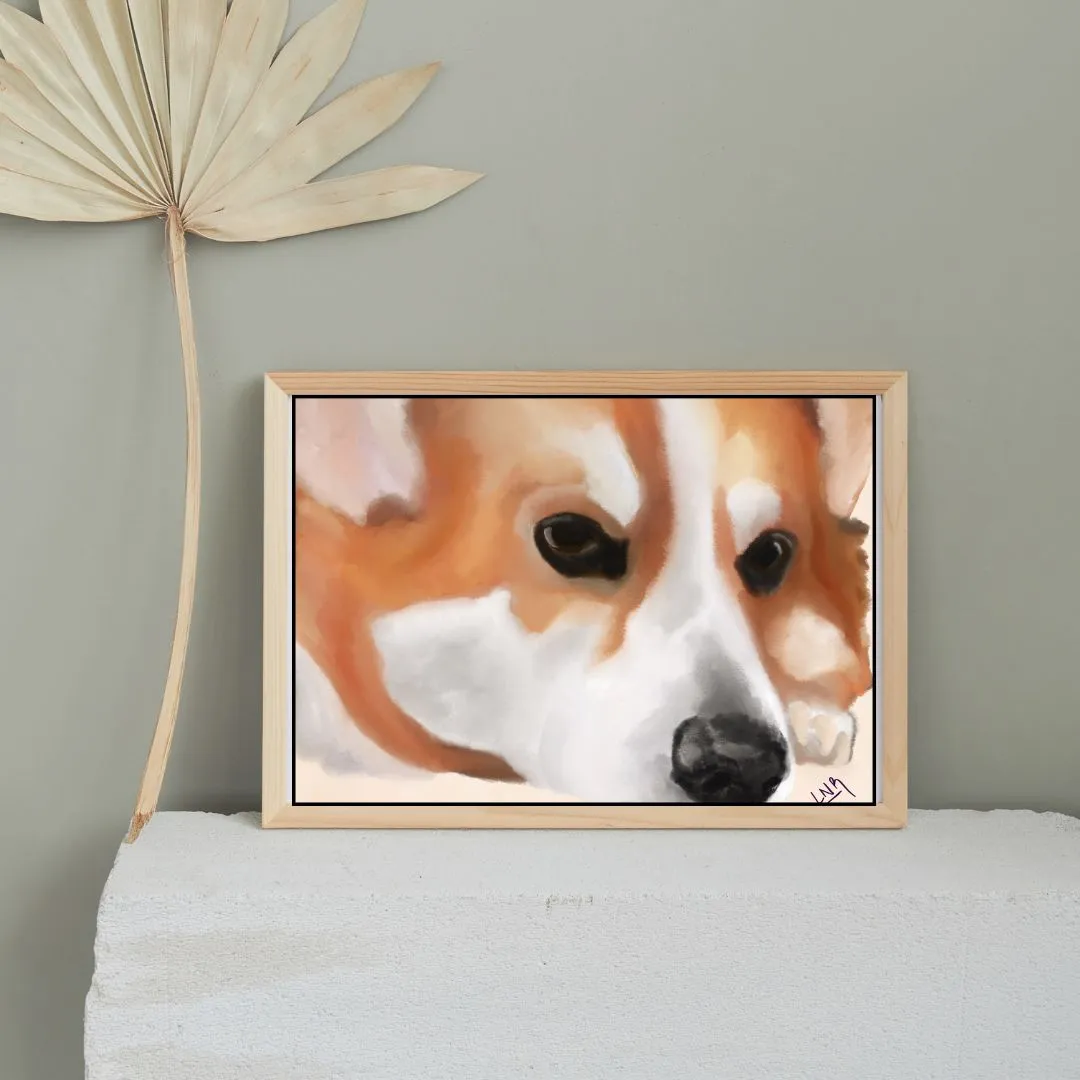 Product image for Pet portrait - Corgi
