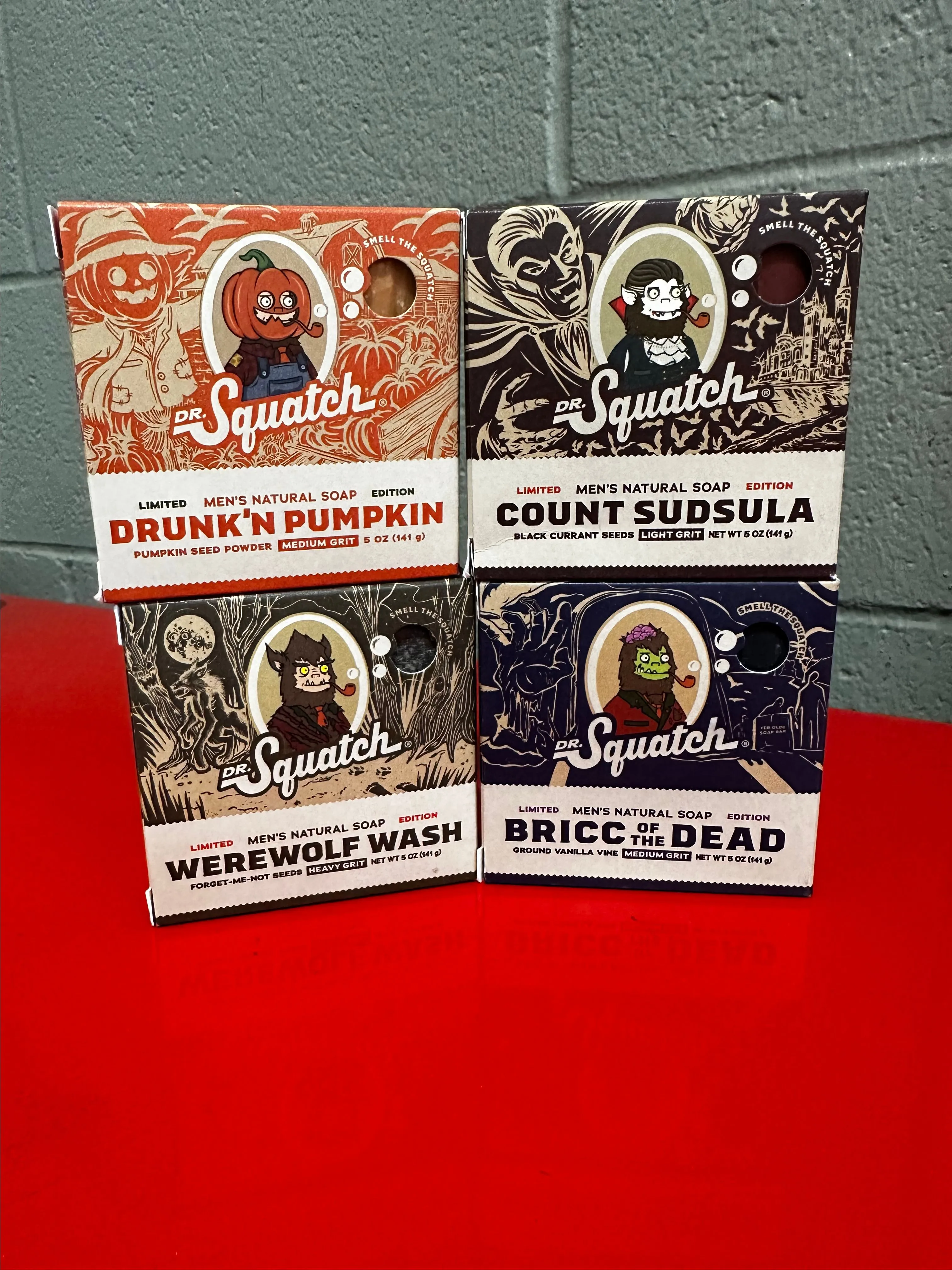 Product image for Dr. Squatch Soap Halloween Collection 4 Bars Limited Edition