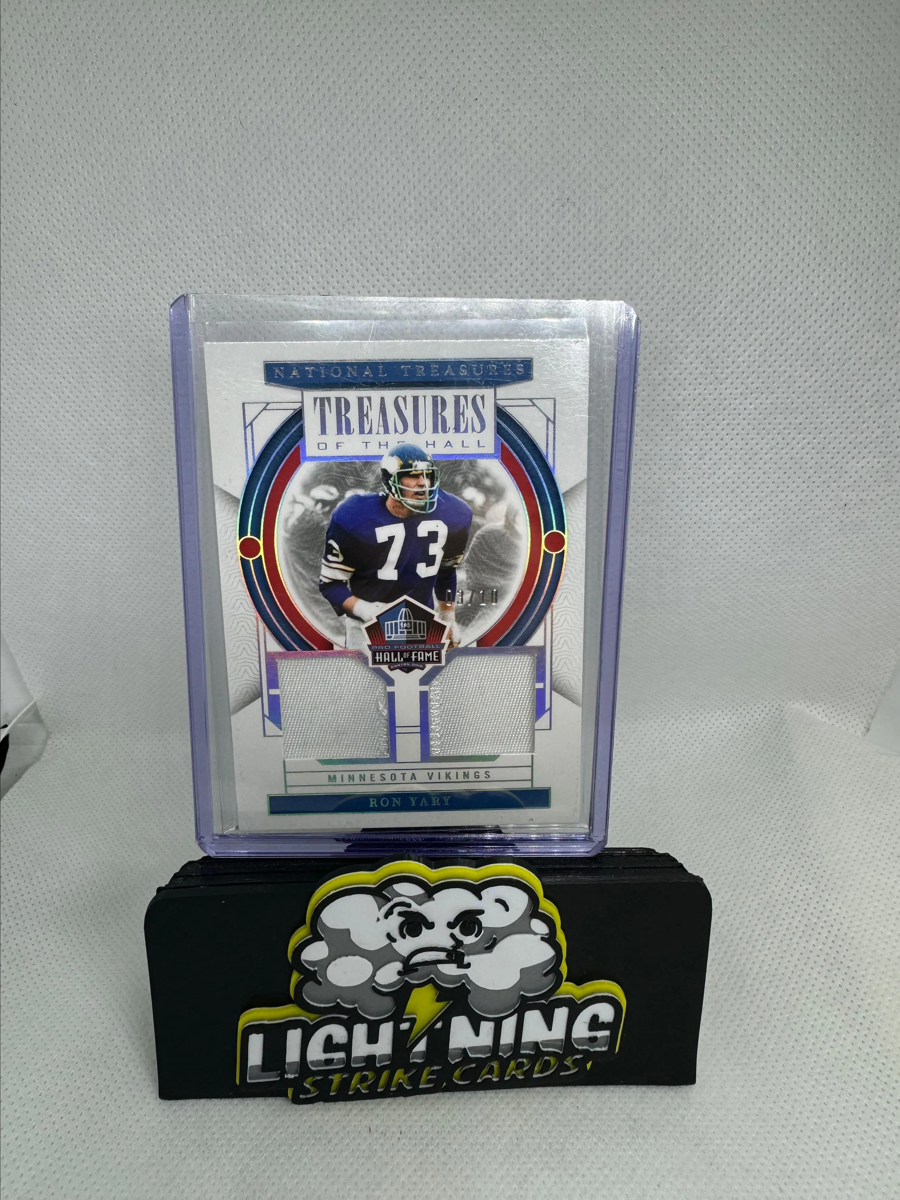Product image for National treasures patch Ron Yary HOF /10