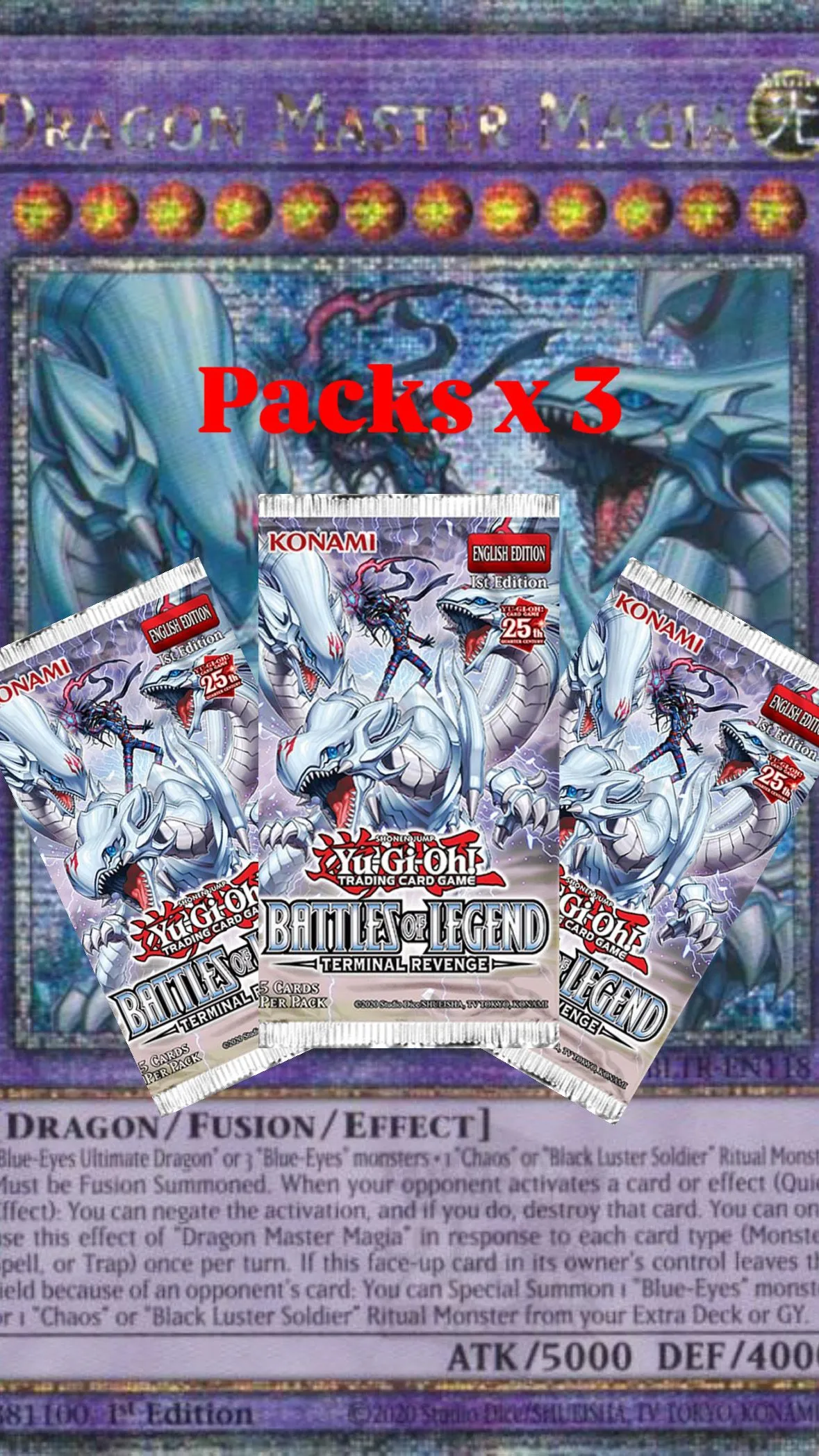 HUNT FOR QCR MAGIA! TERMINAL REVENGE BOOSTER PACK X3  Whatnot: Shop, Sell,  Connect