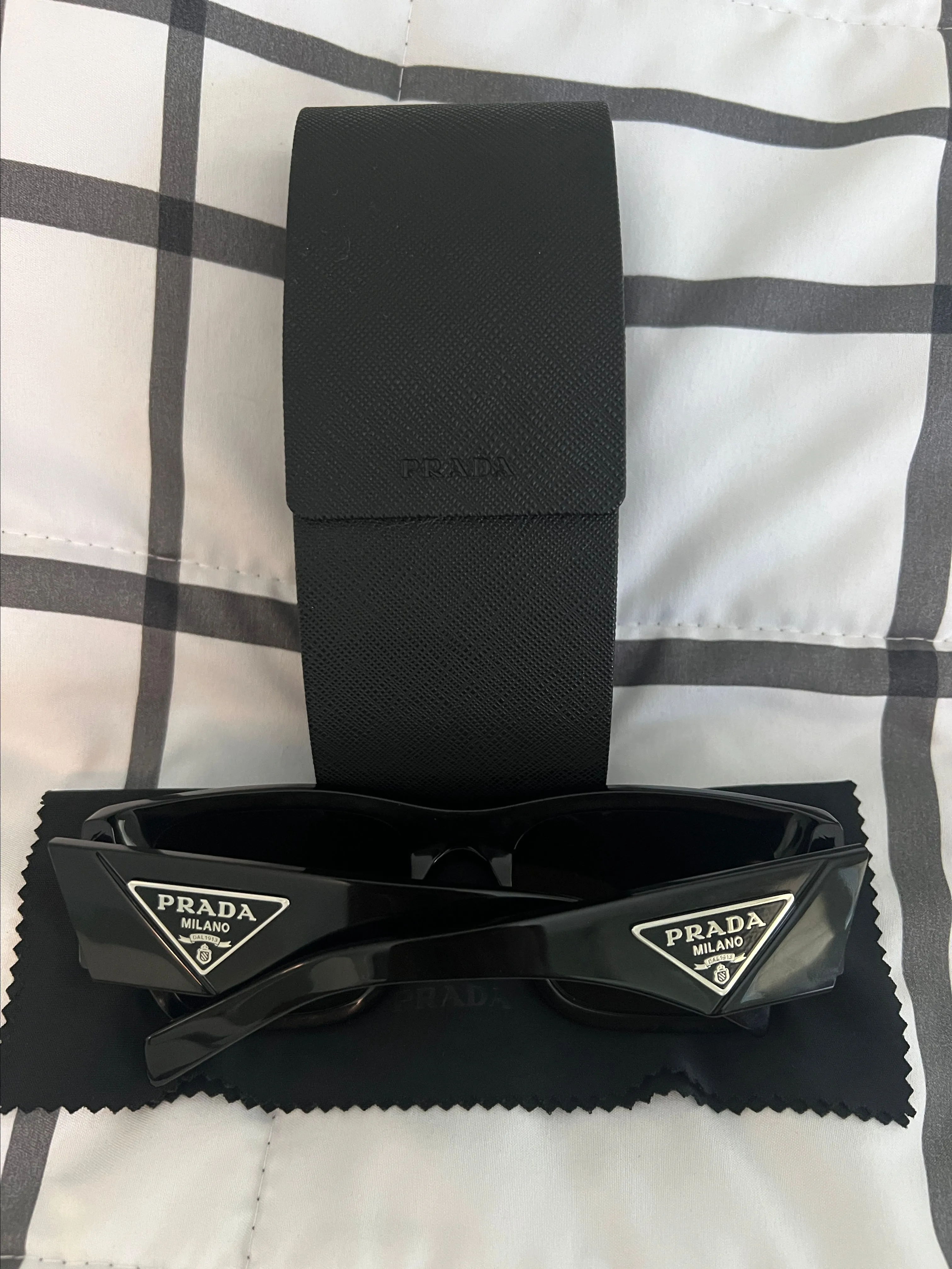 Product image for PRADA Sunglasses with Triangle Logo