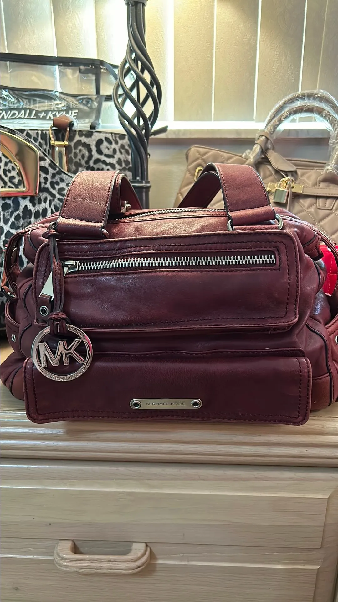 Product image for MK Leather Maroon