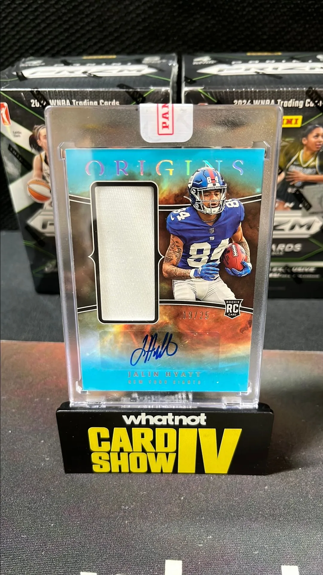 Product image for Jaylin Hyatt origins rookie patch autograph /25