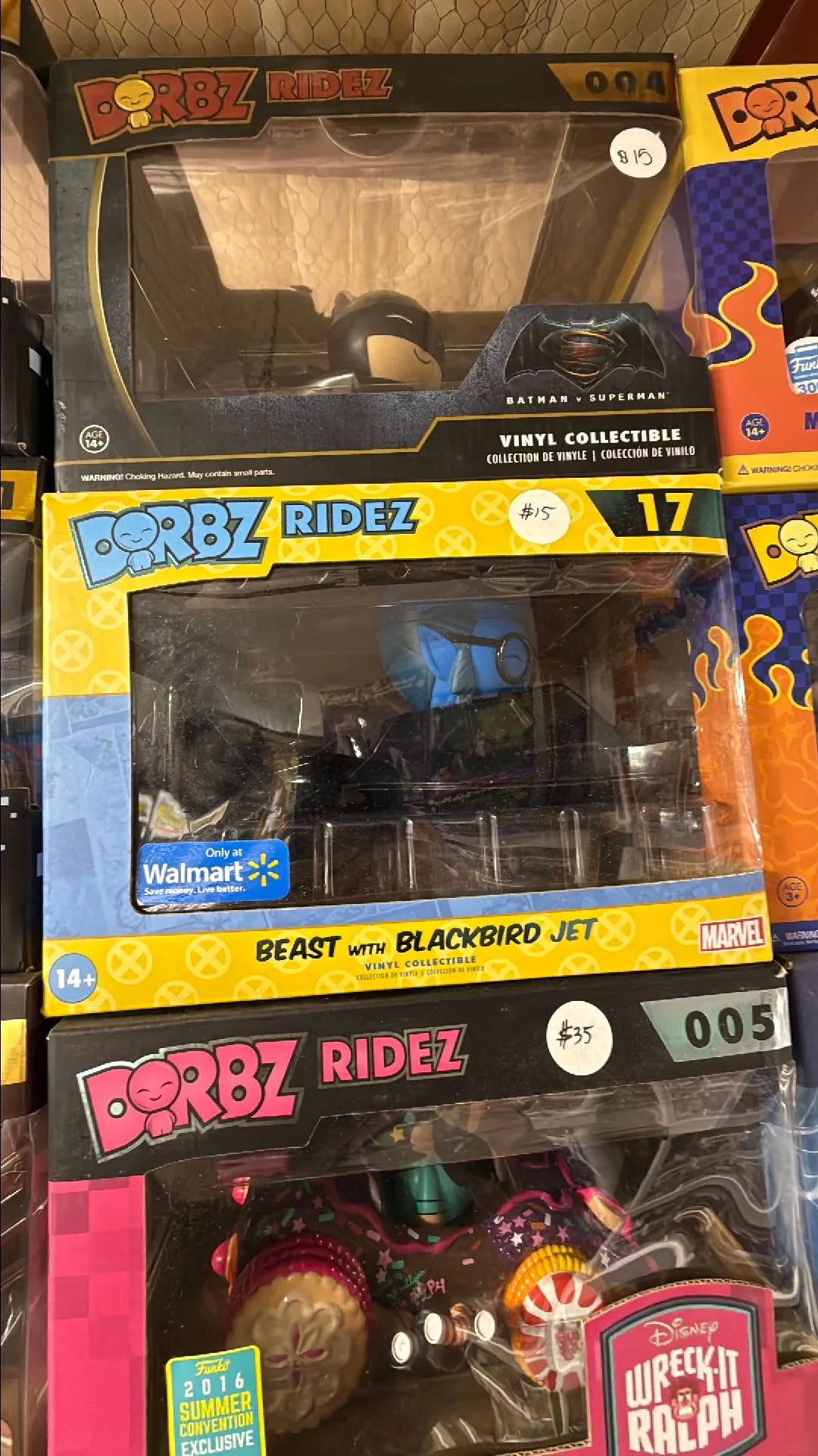 Product image for Dorbz Marvel Beast w/ Blackbird Jet Funko Rides