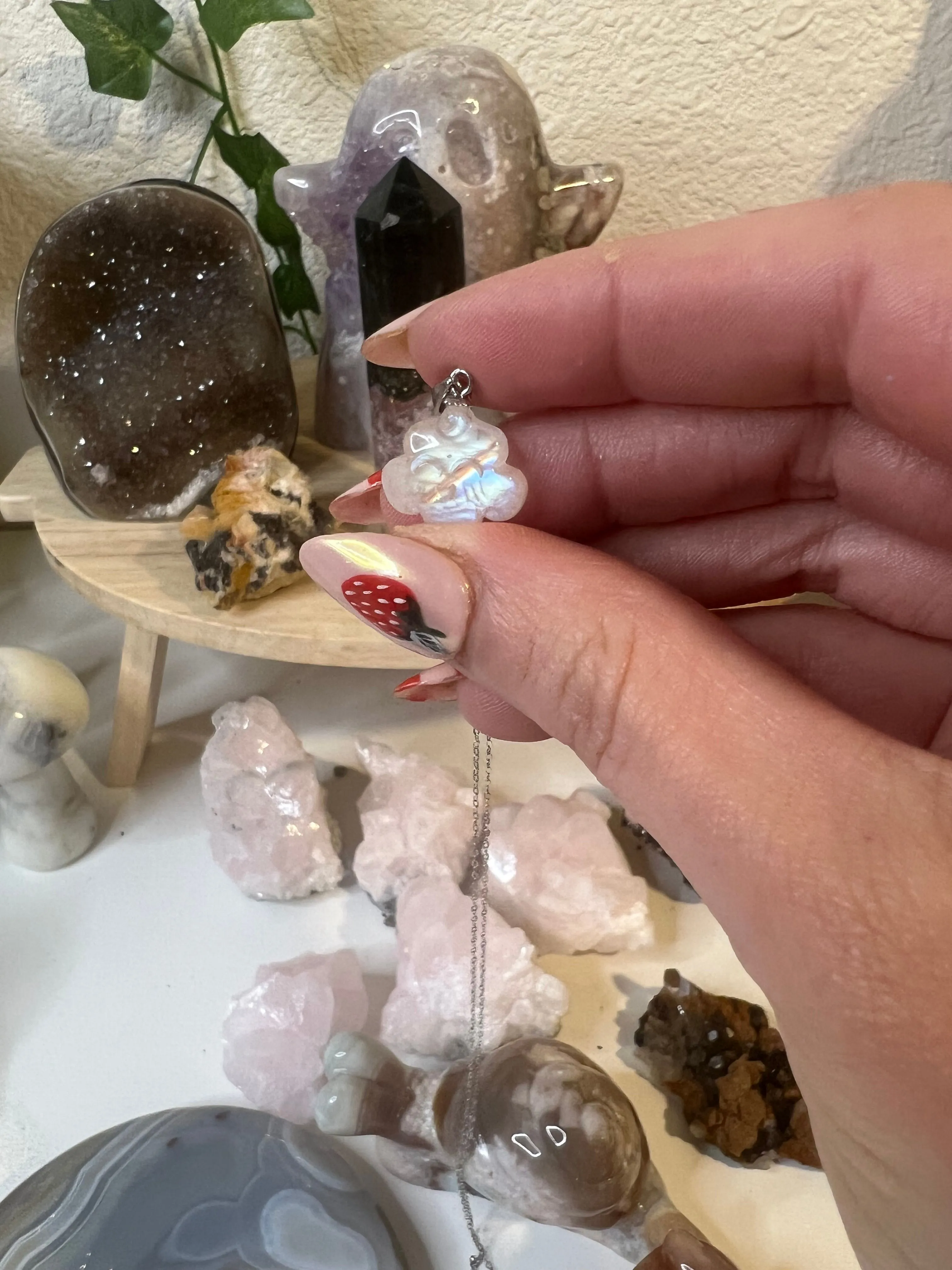 Product image for Happy Cloud Moonstone Necklace