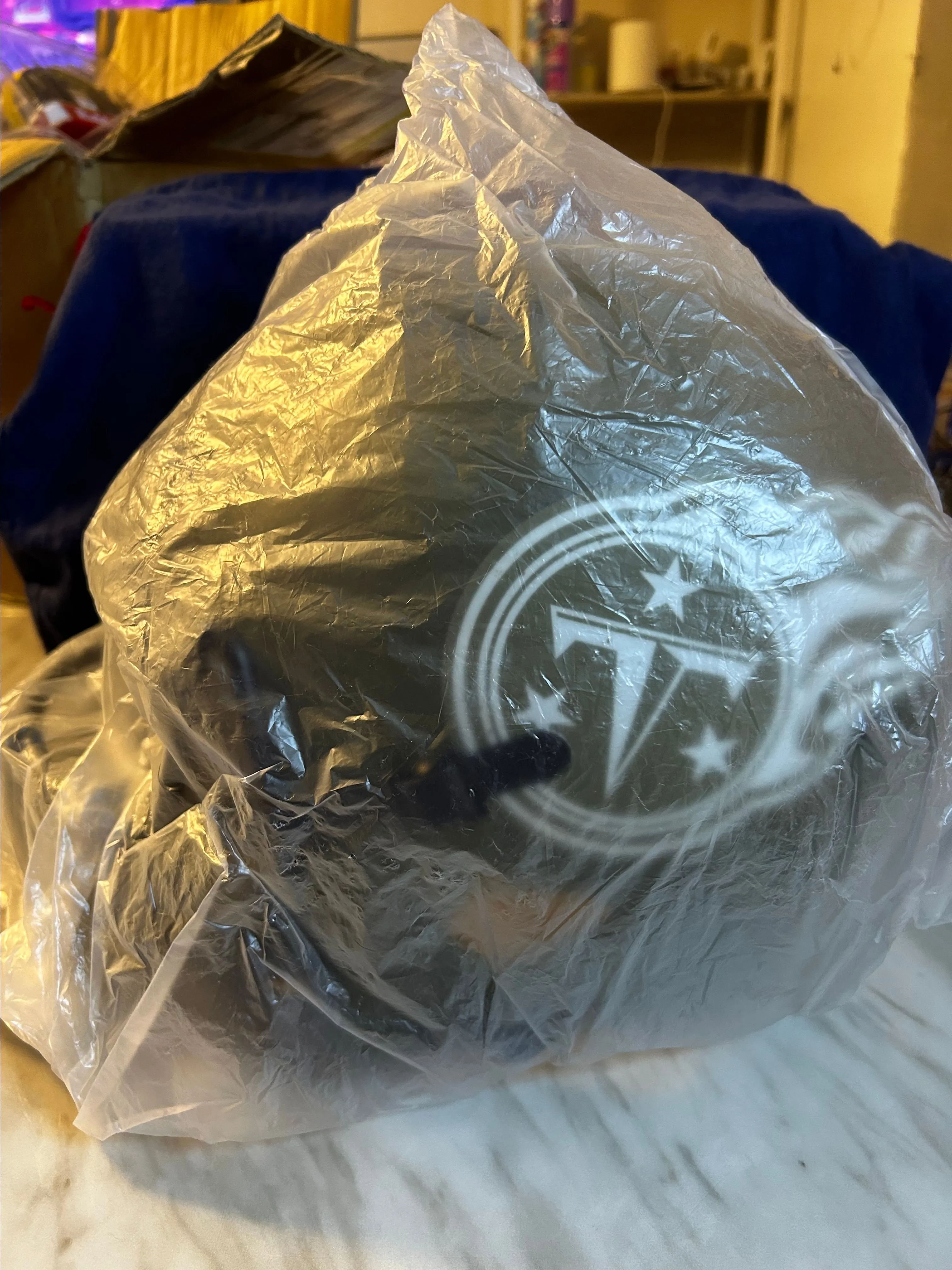 Product image for Will Levis Autographed Tennessee Titans Salute to Service Full Sized Helmet