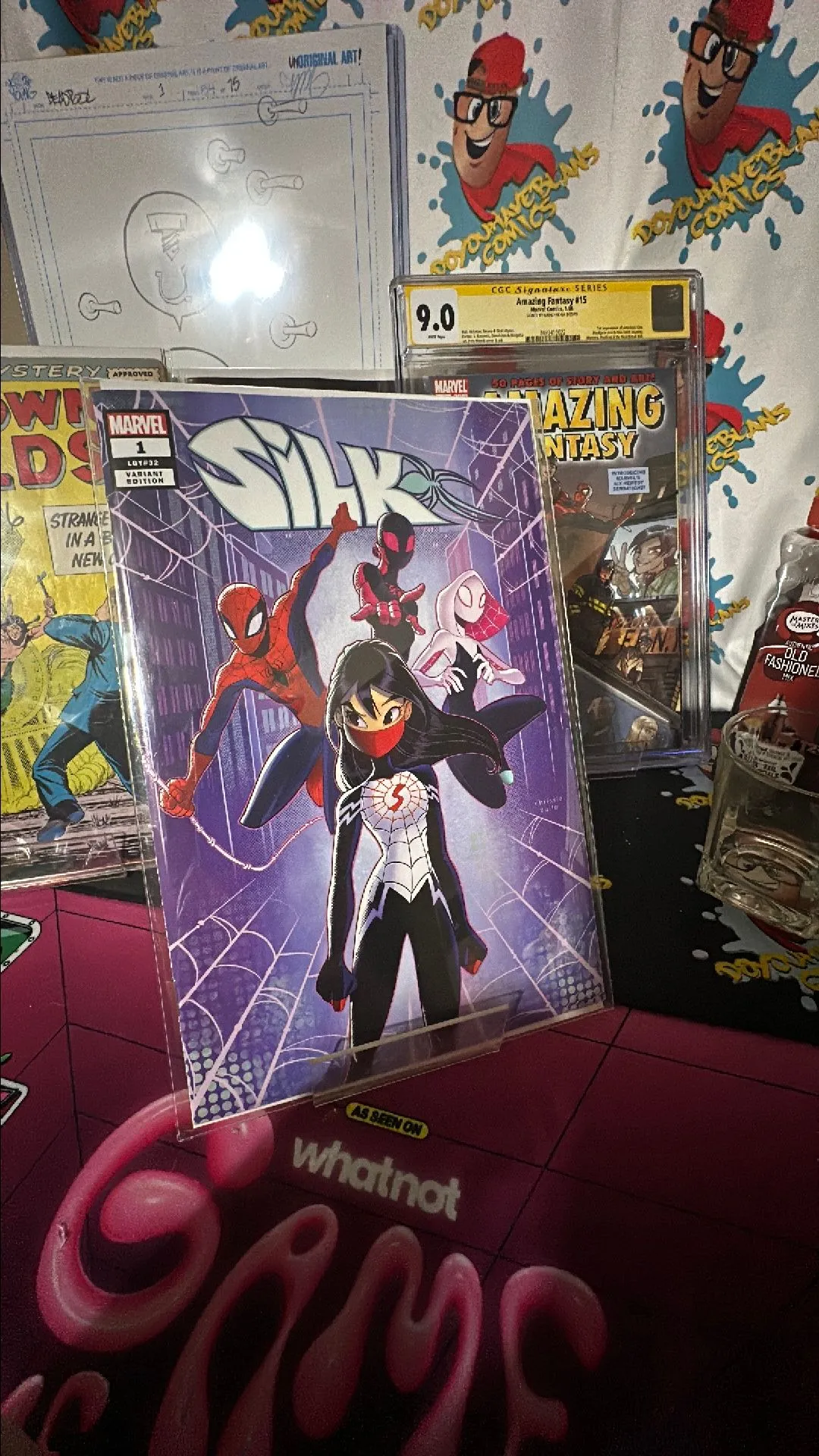 Product image for SILK #1 * NM+ * CHRISSIE ZULLO EXCLUSIVE TRADE VARIANT SPIDER-VERSE LTD 1000 COA