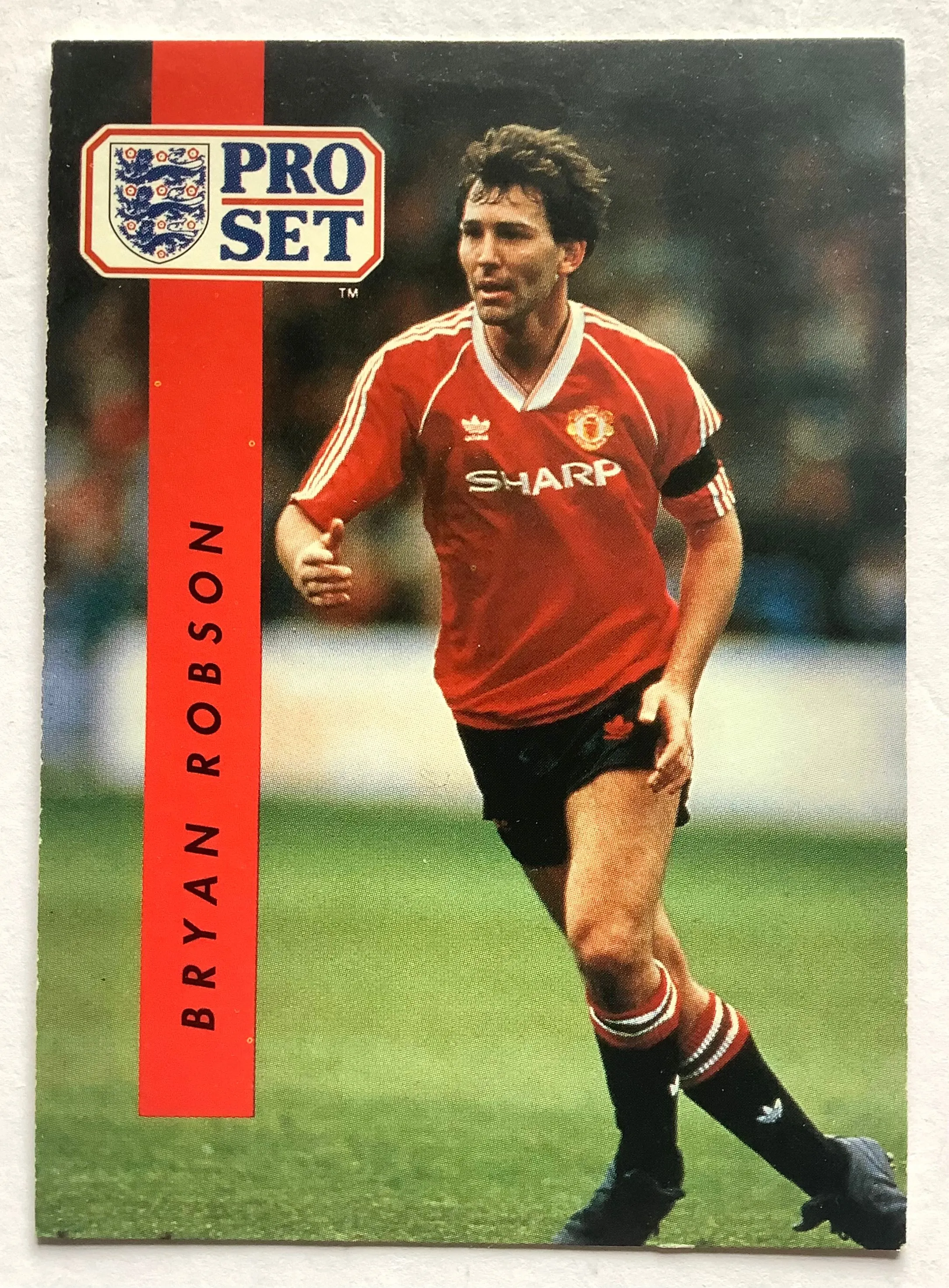 Product image for Bryan Robson Man Utd Card 1990/1991 Pro Set