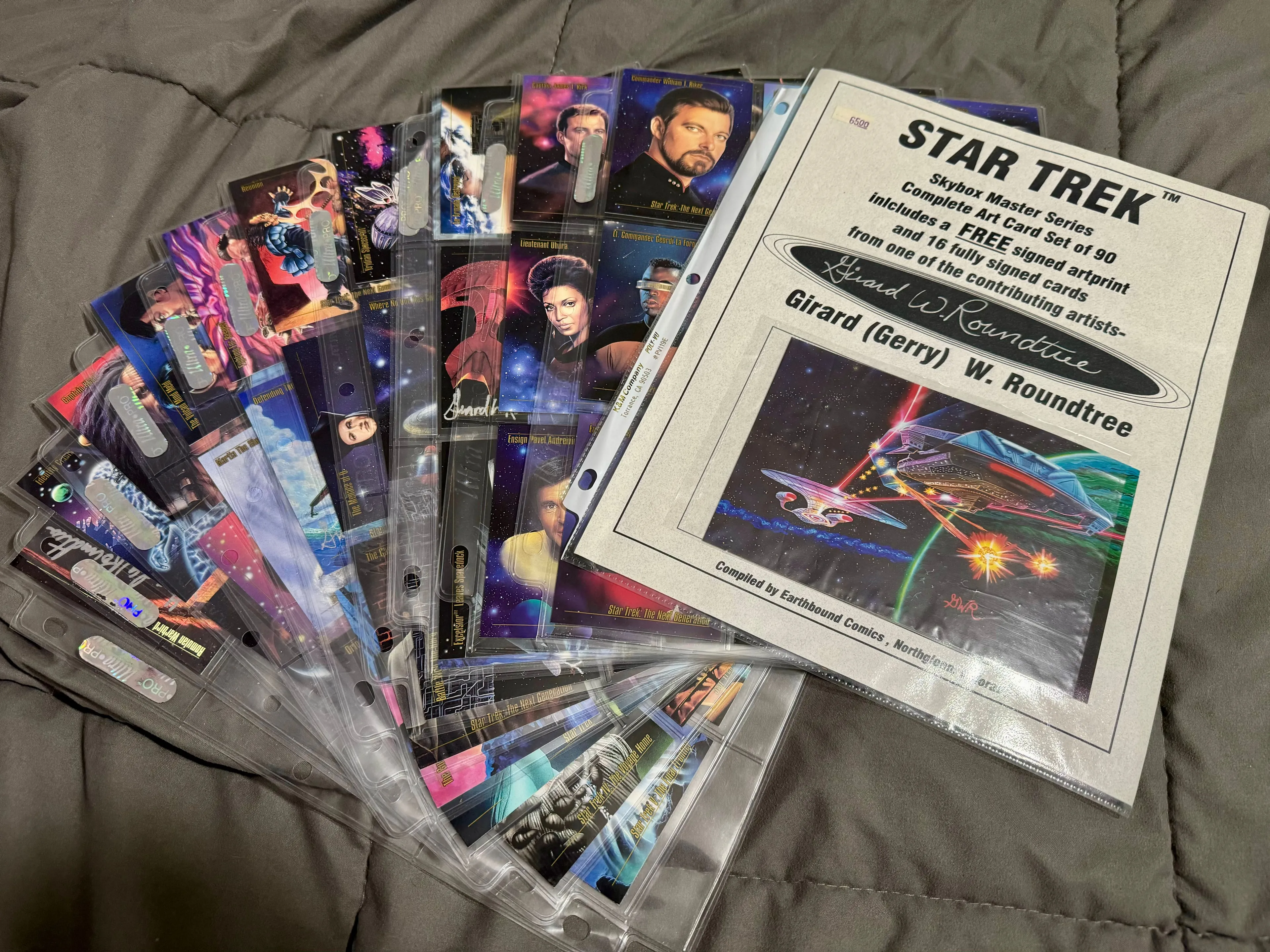 Product image for 1993 Star Trek Master Set ***SIGNED***