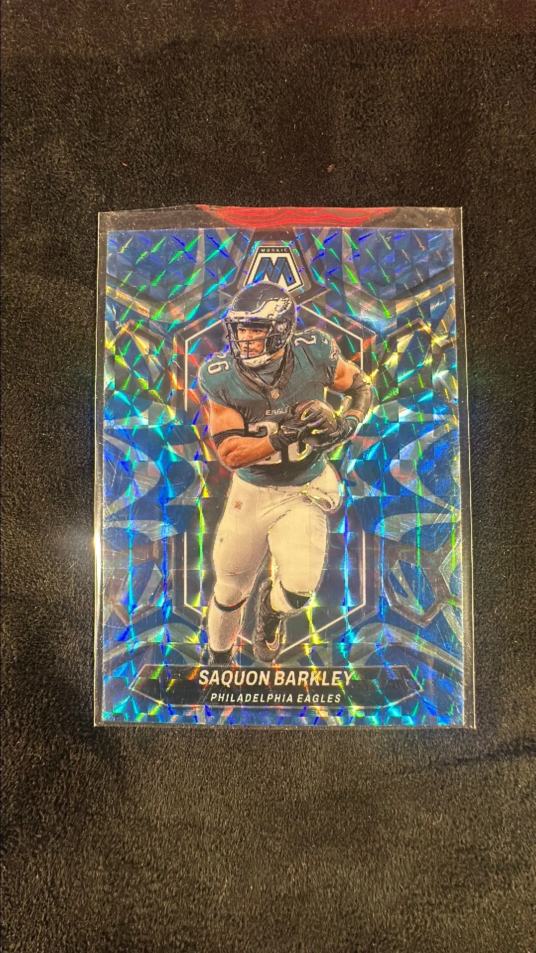 Product image for Saquon Barkley Mosaic Blue Reactive
