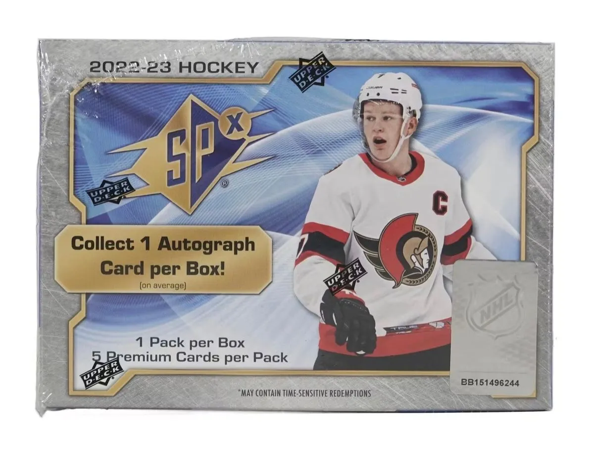 Product image for 2022/23 Upper Deck SPx Hockey Hobby Box