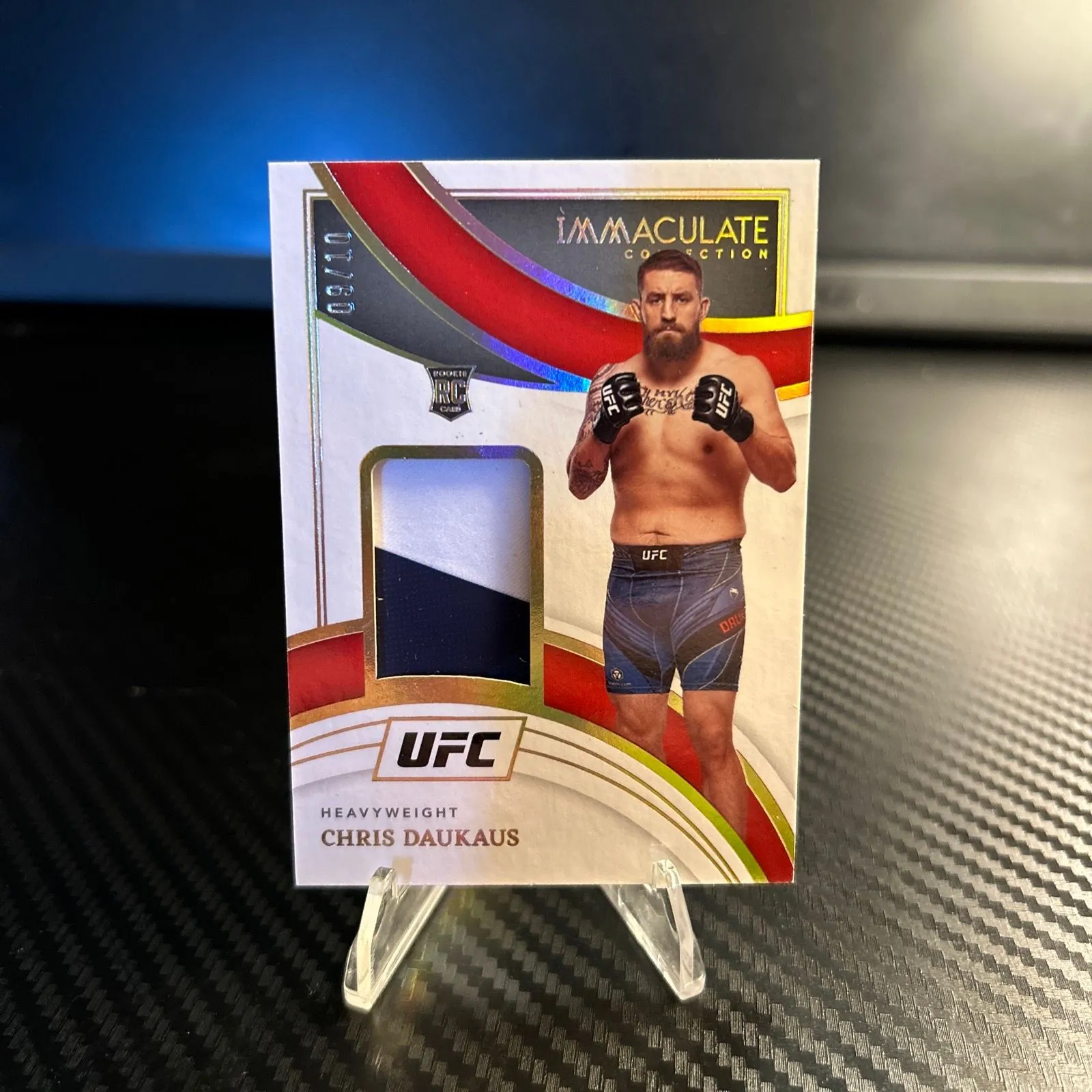 Product image for 2022 Panini Immaculate Chris Daukaus Gold /10 RC Patch