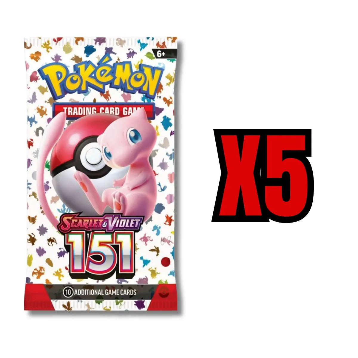 Product image for 5X English 151 Booster Packs