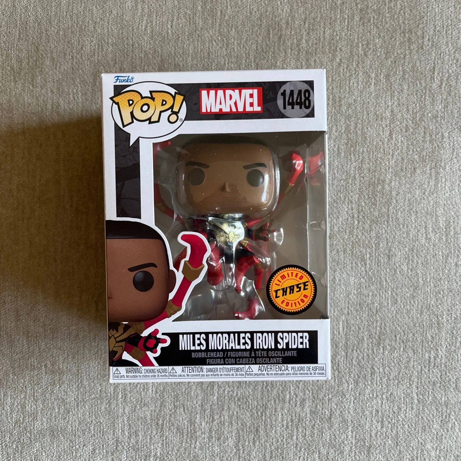 Funko Pop! Marvel #1448 – Miles Morales Iron Spider Chase (Édition Limitée) – Neuf