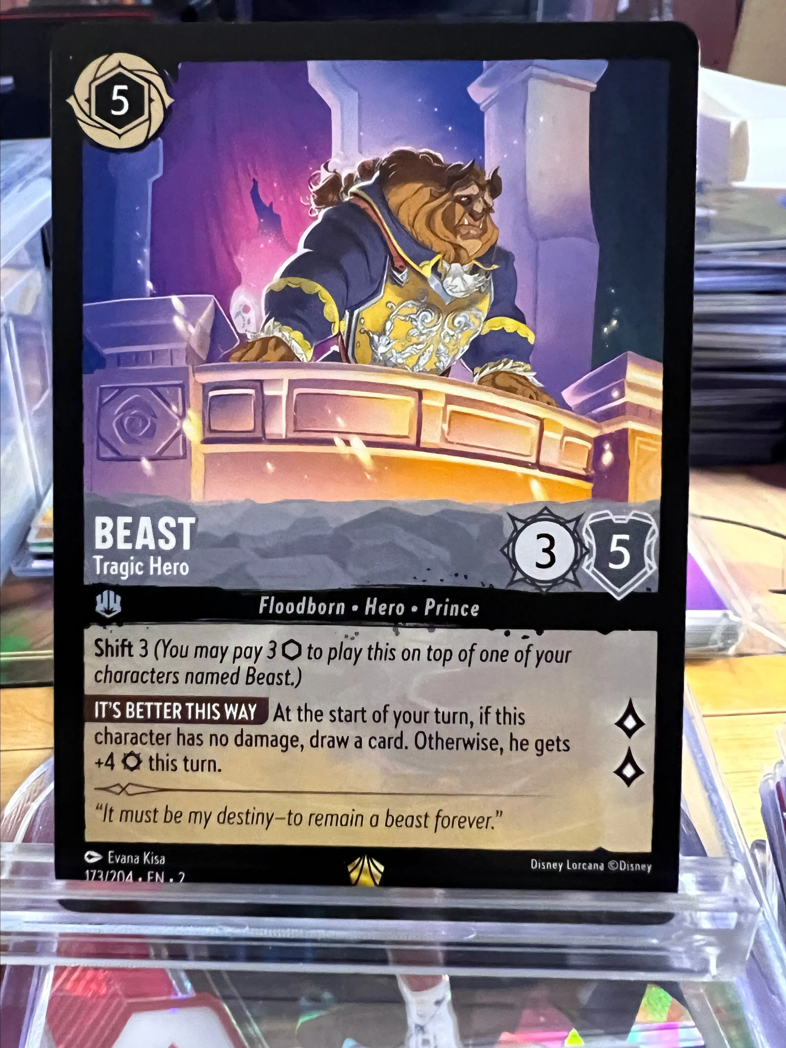 Beast - Tragic Hero (173/204) [Rise of the Floodborn] Near Mint Cold Foil