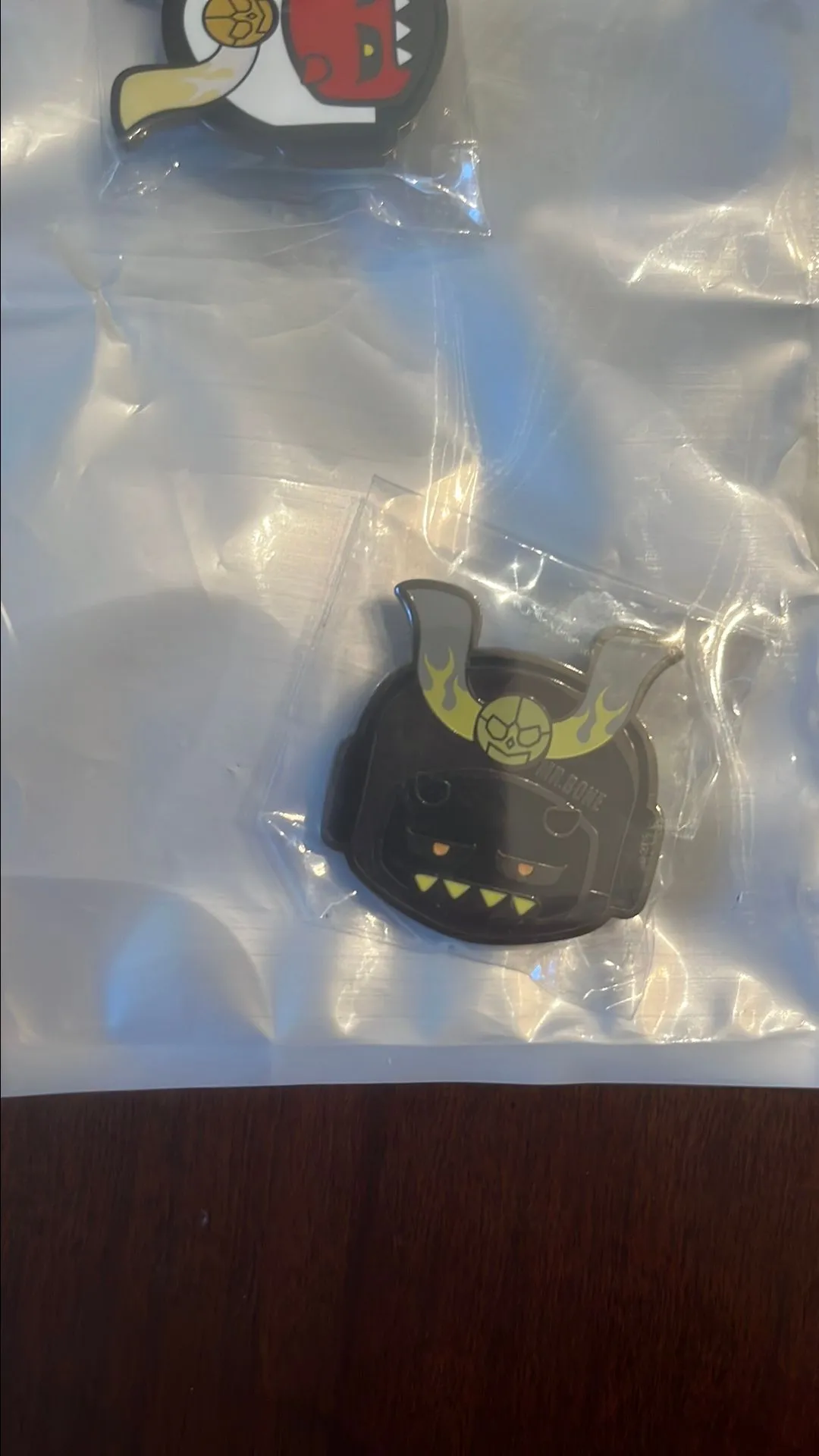 Product image for Mr. bone designer Pin- Black