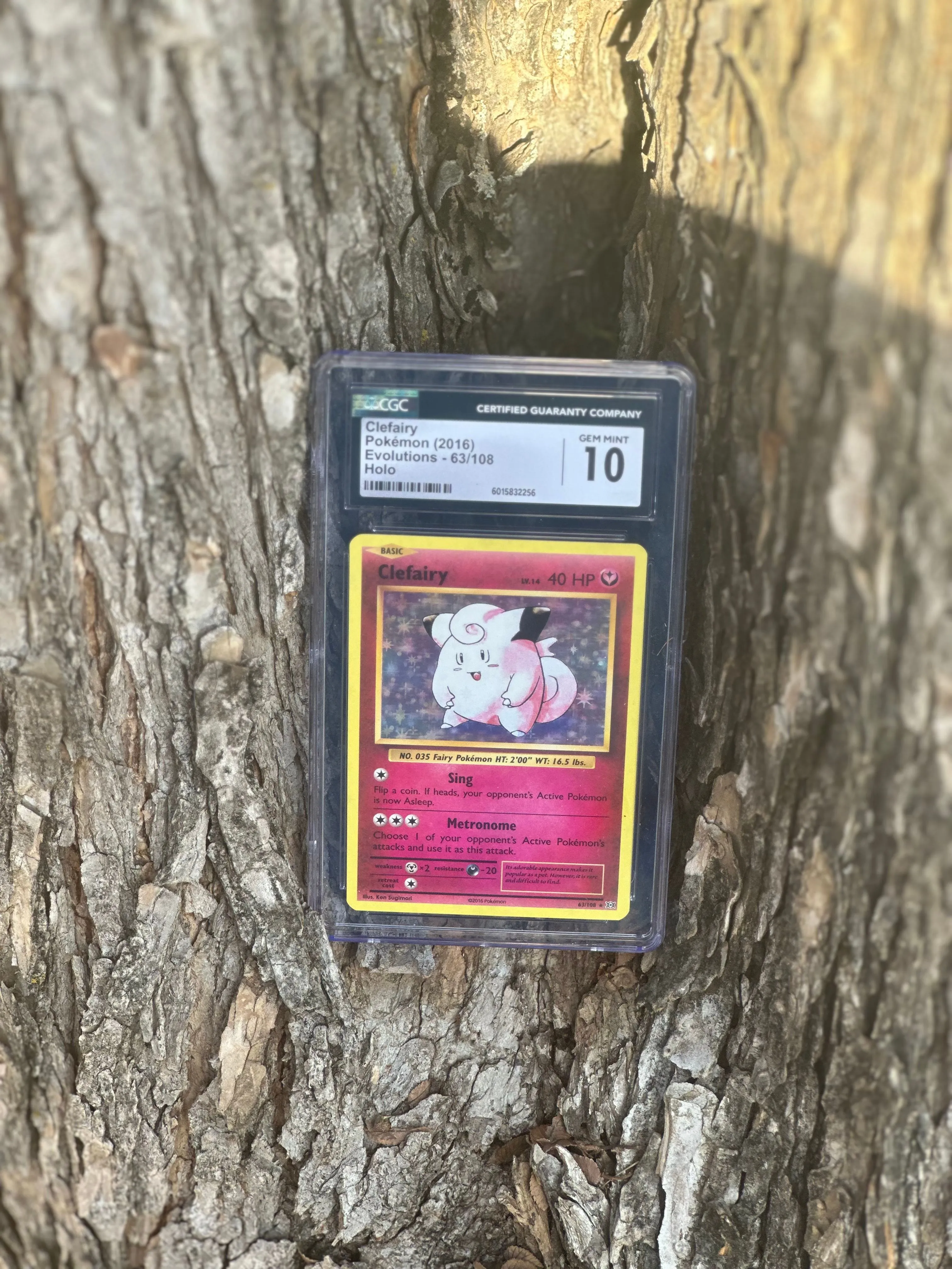 Product image for CGC 10 Clefairy Evolutions Holo 63/108