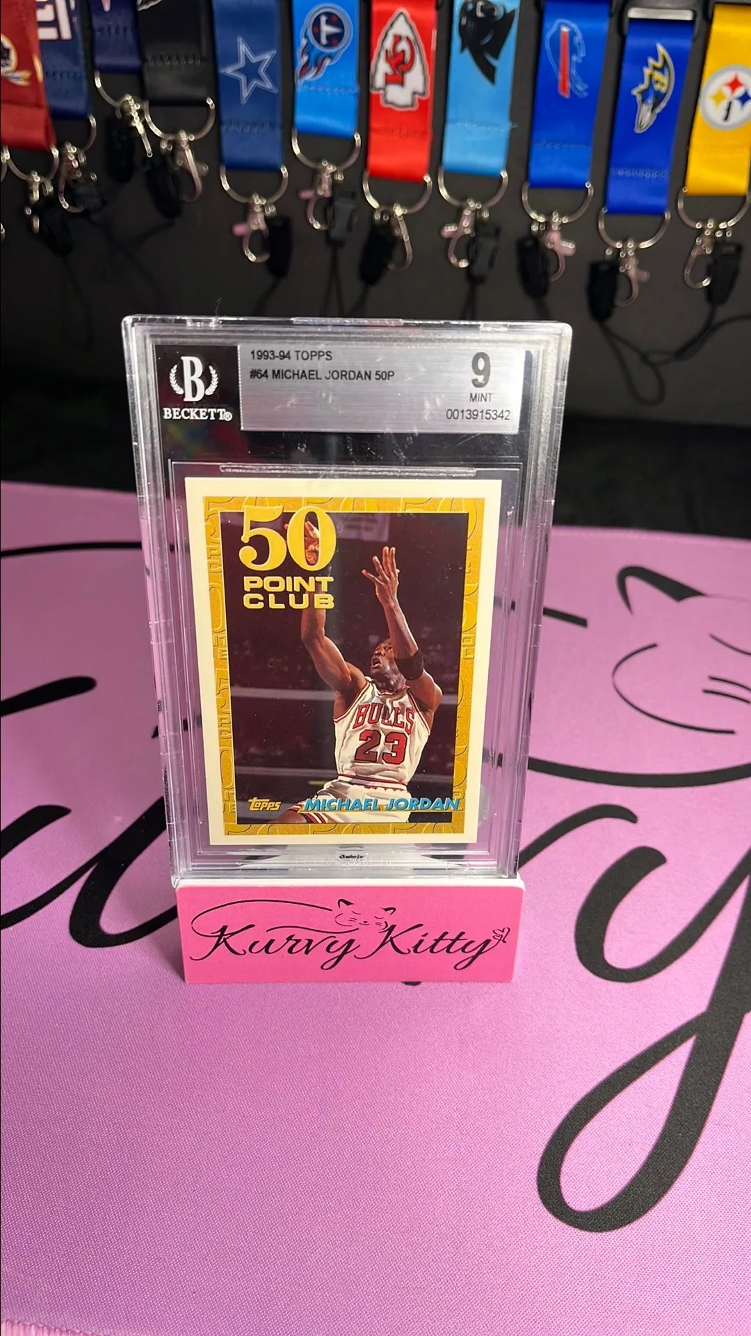 Product image for 1993-94 Topps Michael Jordan 50P #64 BGS 9