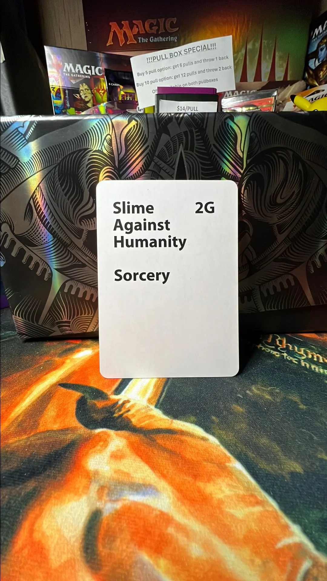Product image for Single: Slime Against Humanity CUSTOM CARD - See Description