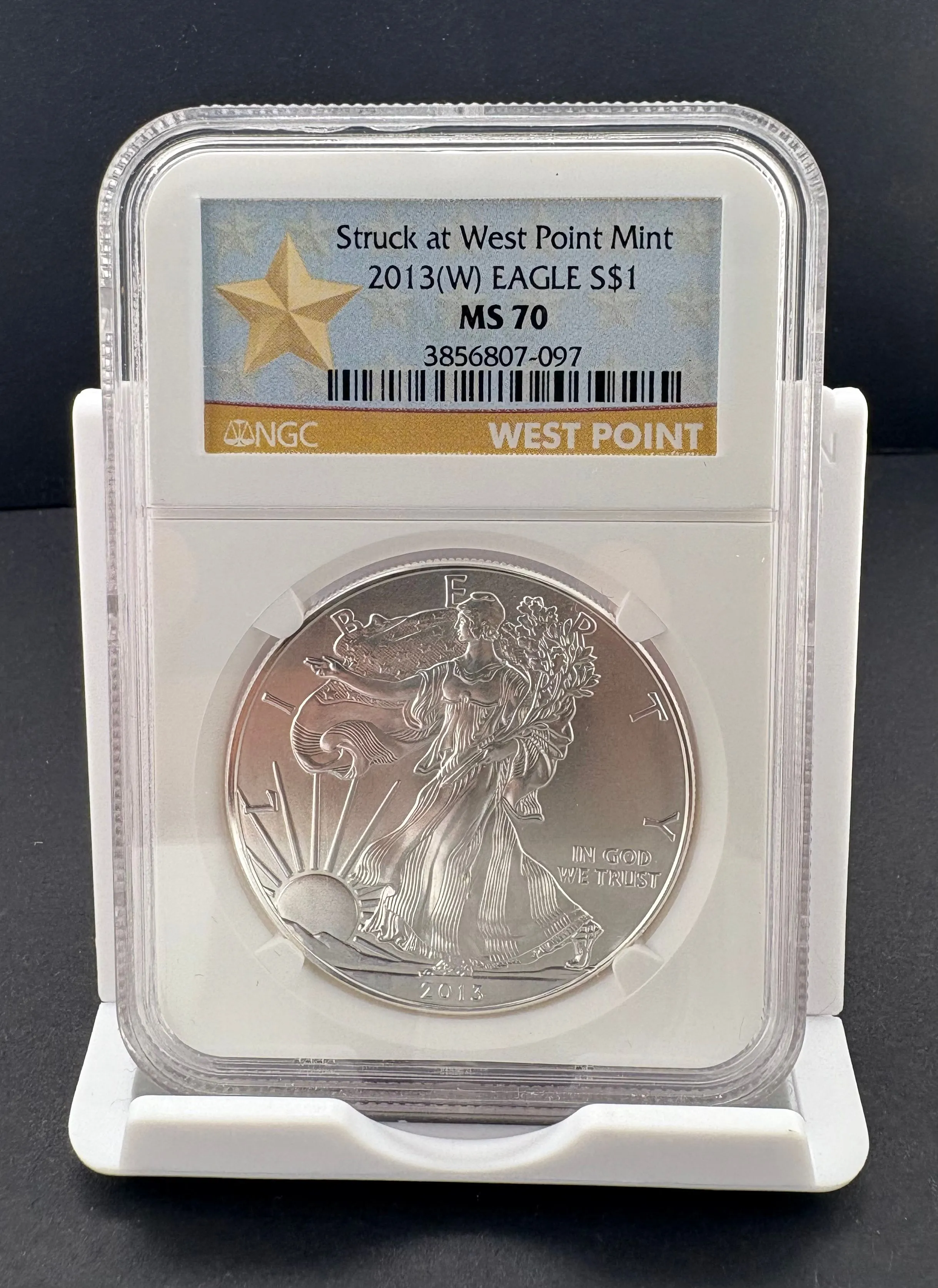 Product image for 2013 Eagle $1, Stuck at West Point mint MS70