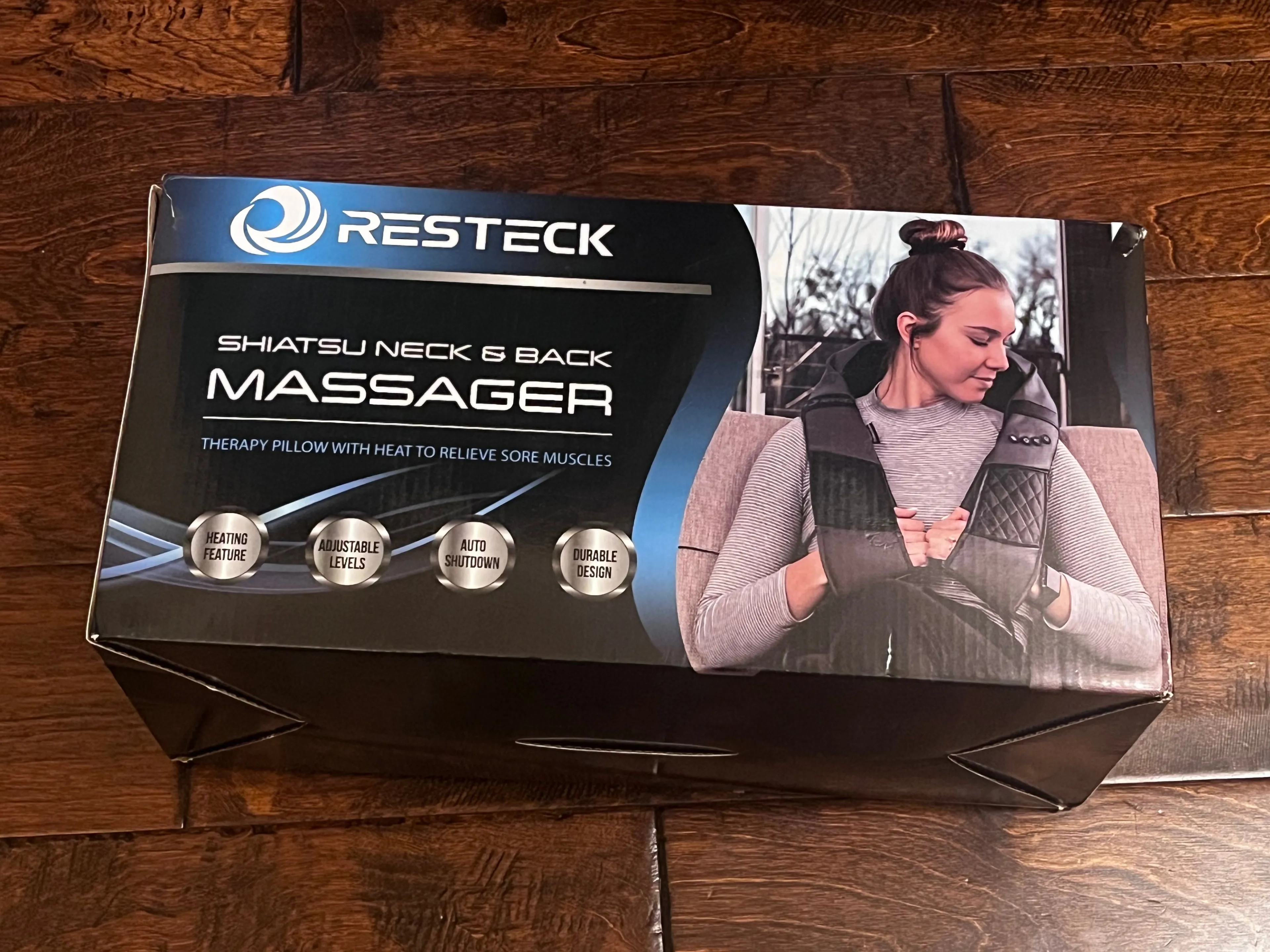 Product image for Massagers for Neck and Back with Heat - Deep Tissue 3D Kneading Pillow, Electric Shiatsu Shoulder Ma