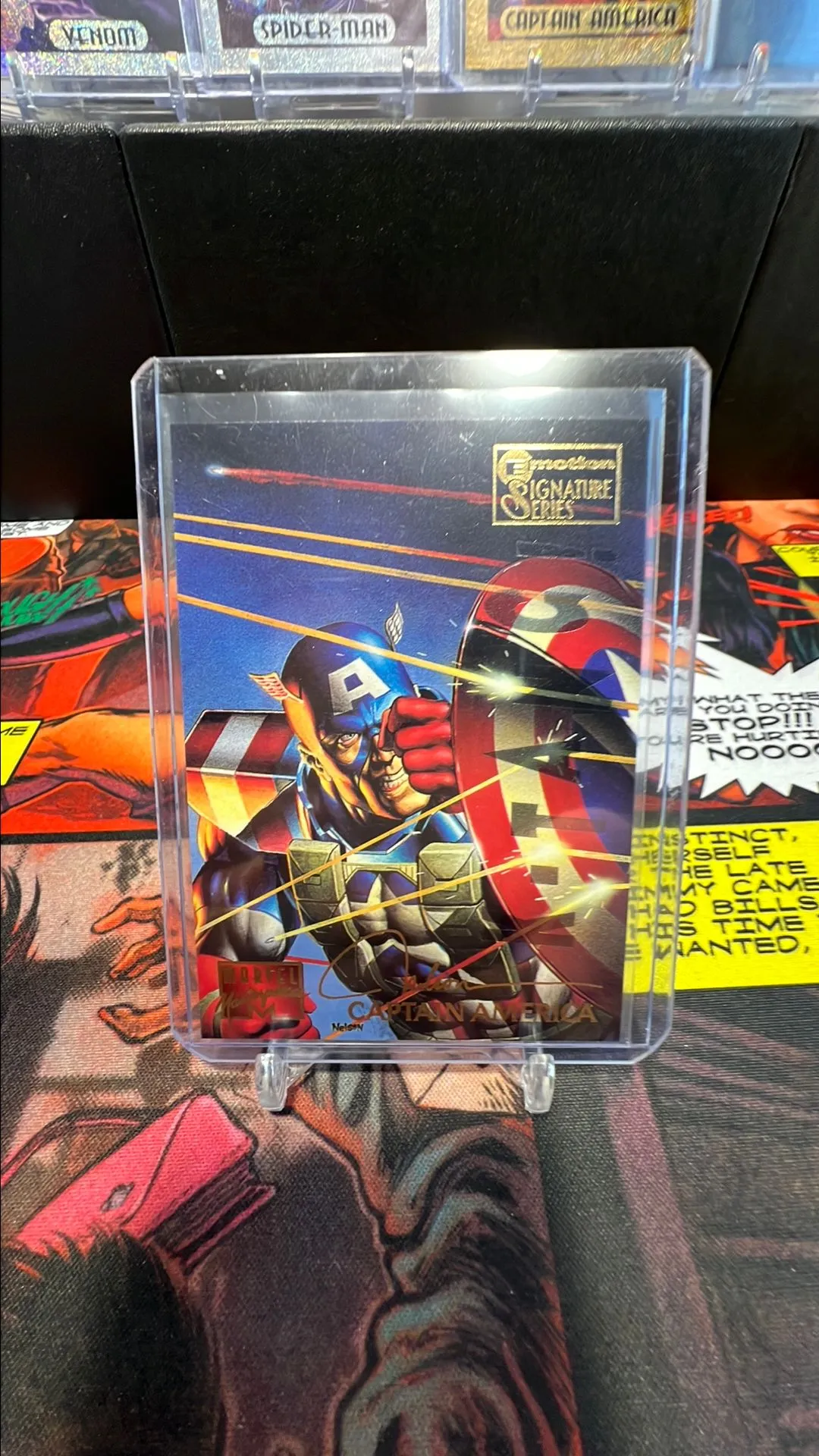 Product image for 1995 Marvel Masterpieces Captain America Signature