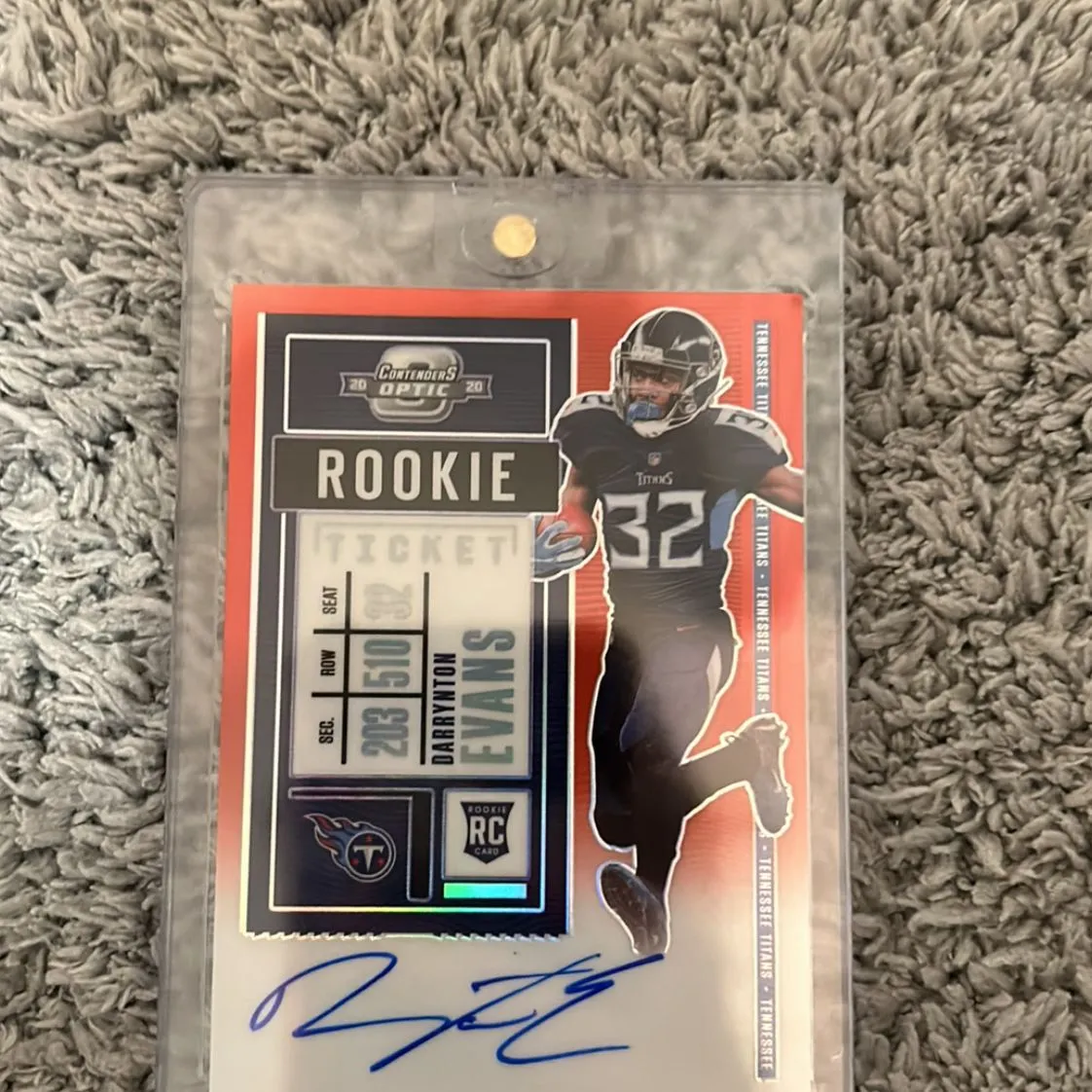 Product image for Darrynton Evans rc /199 auto
