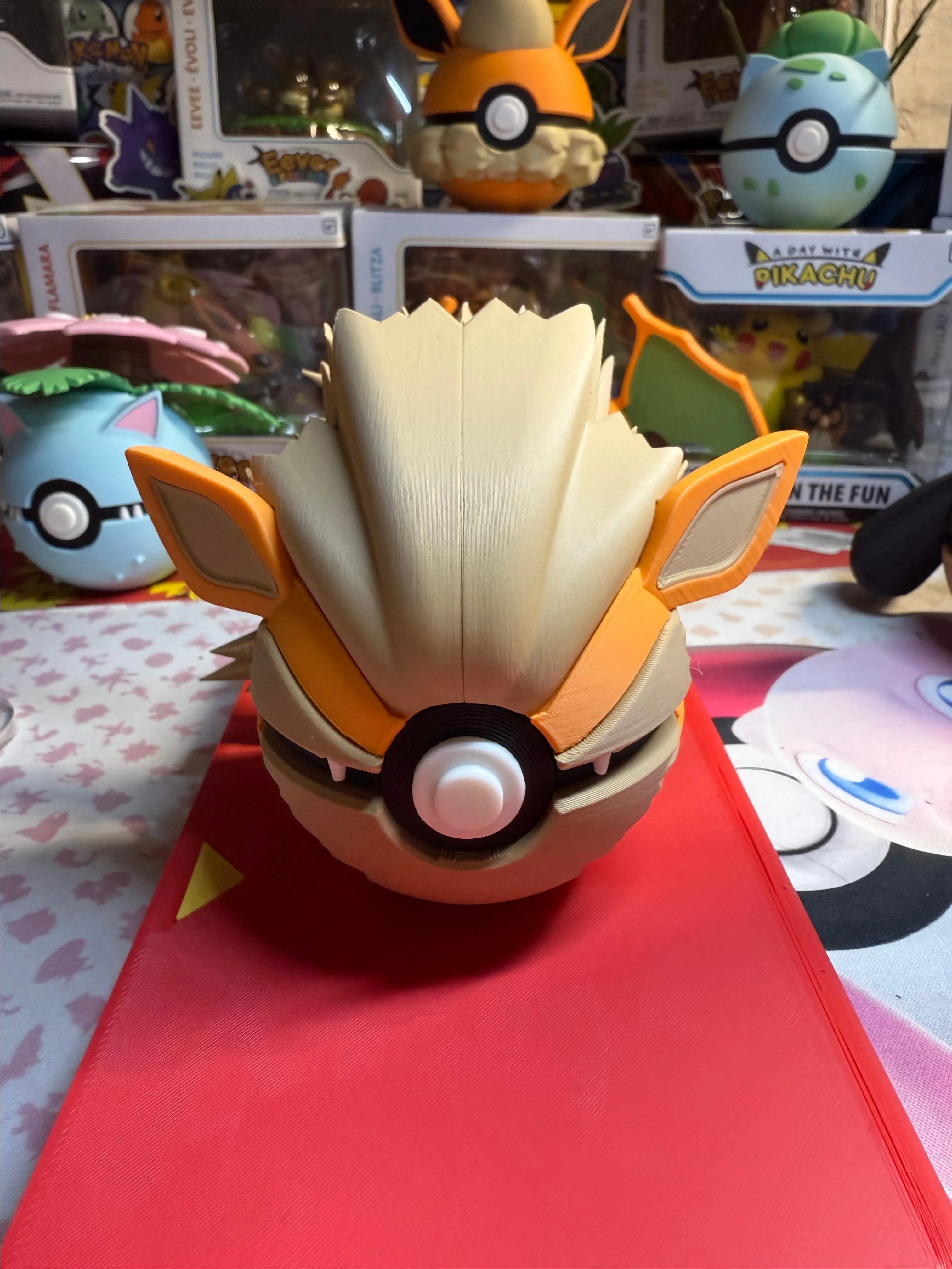 Product image for Arcanine 3D Printed Pokeball