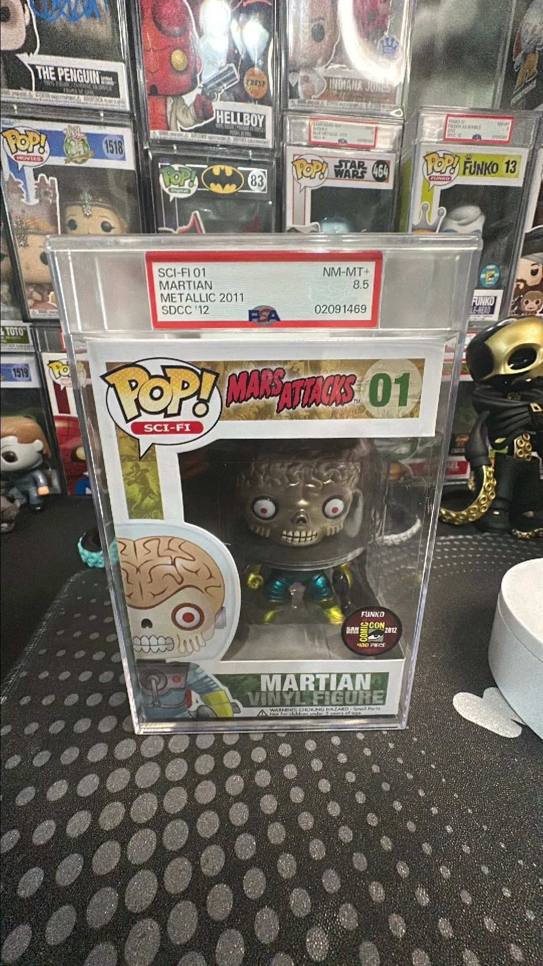 Product image for PSA 8.5 Martian 01 SDCC (Metallic)
