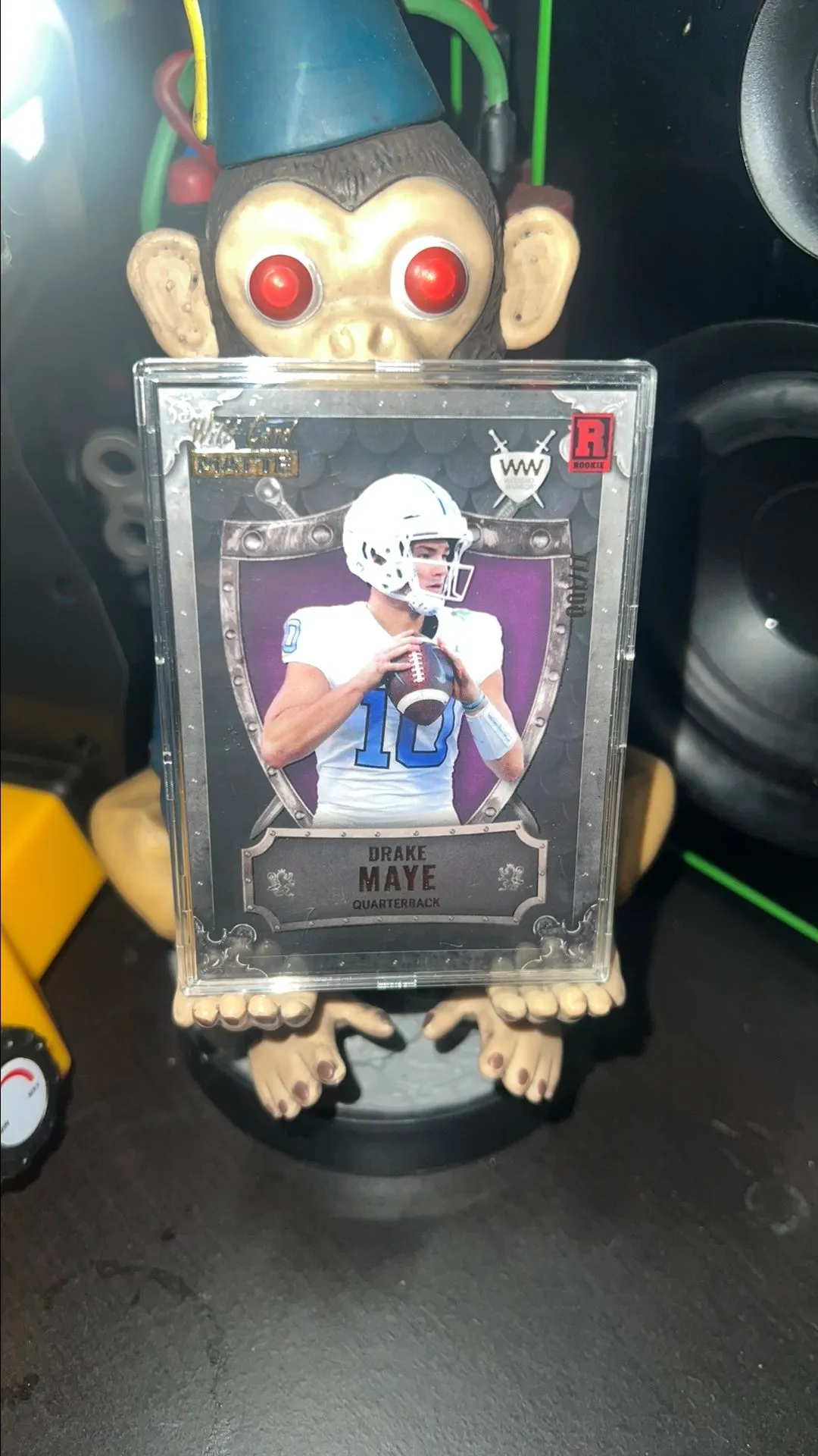 Product image for 2023 Wild Card Matte Drake Maye  Weekend Warrior #77/100 (RC)