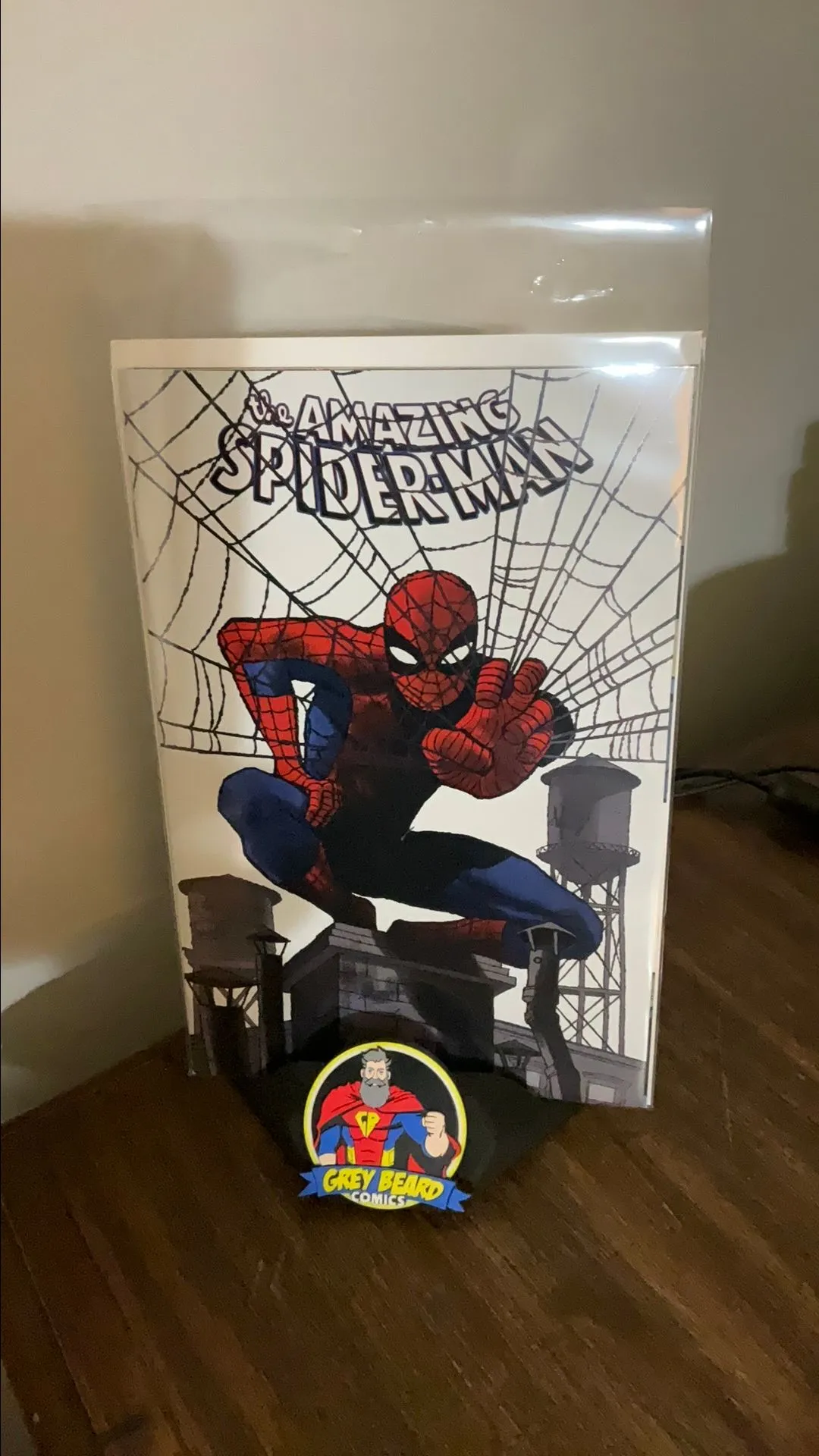Product image for 1st print amazing Spider-Man #1 Chiarello Foil Variant