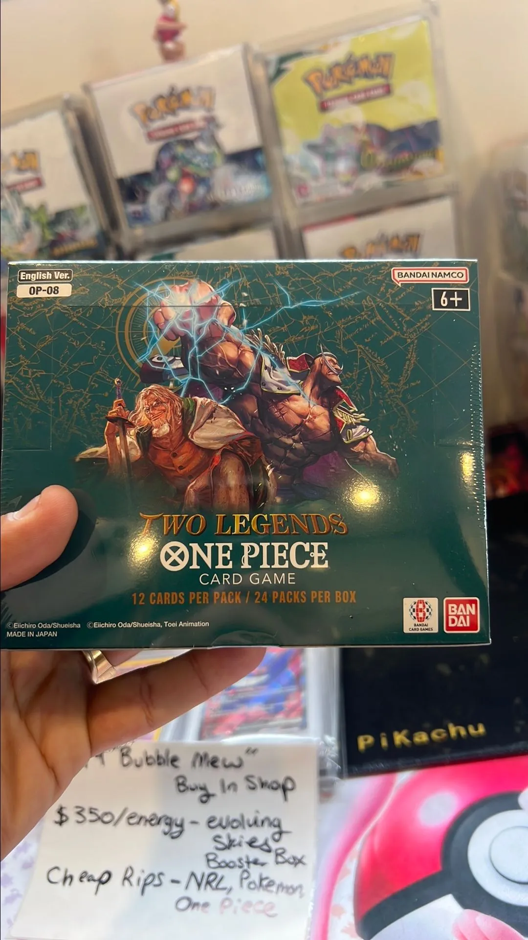 Product image for 1 x OP08 English booster pack