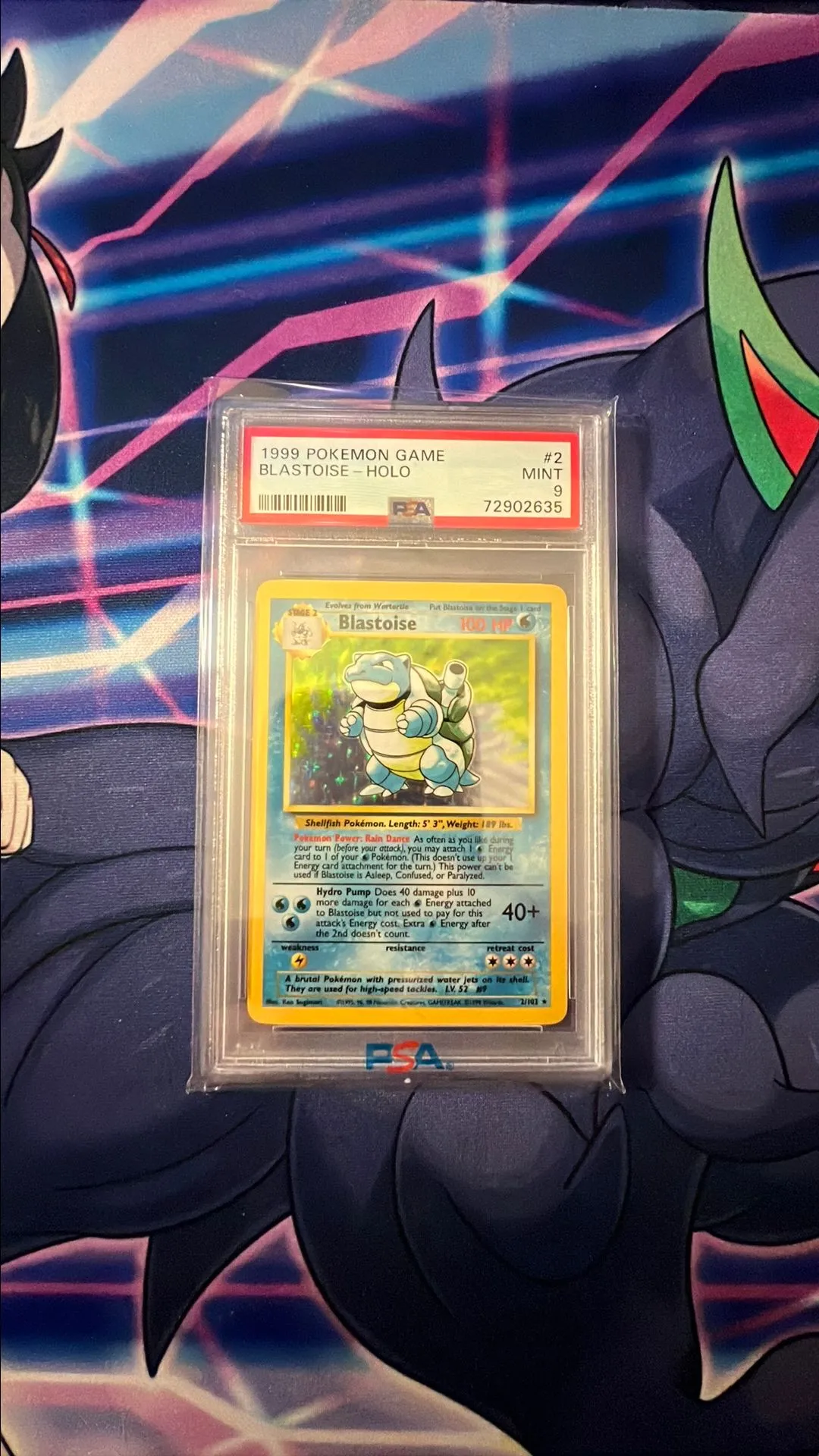 Product image for Base set Blastoise PSA9
