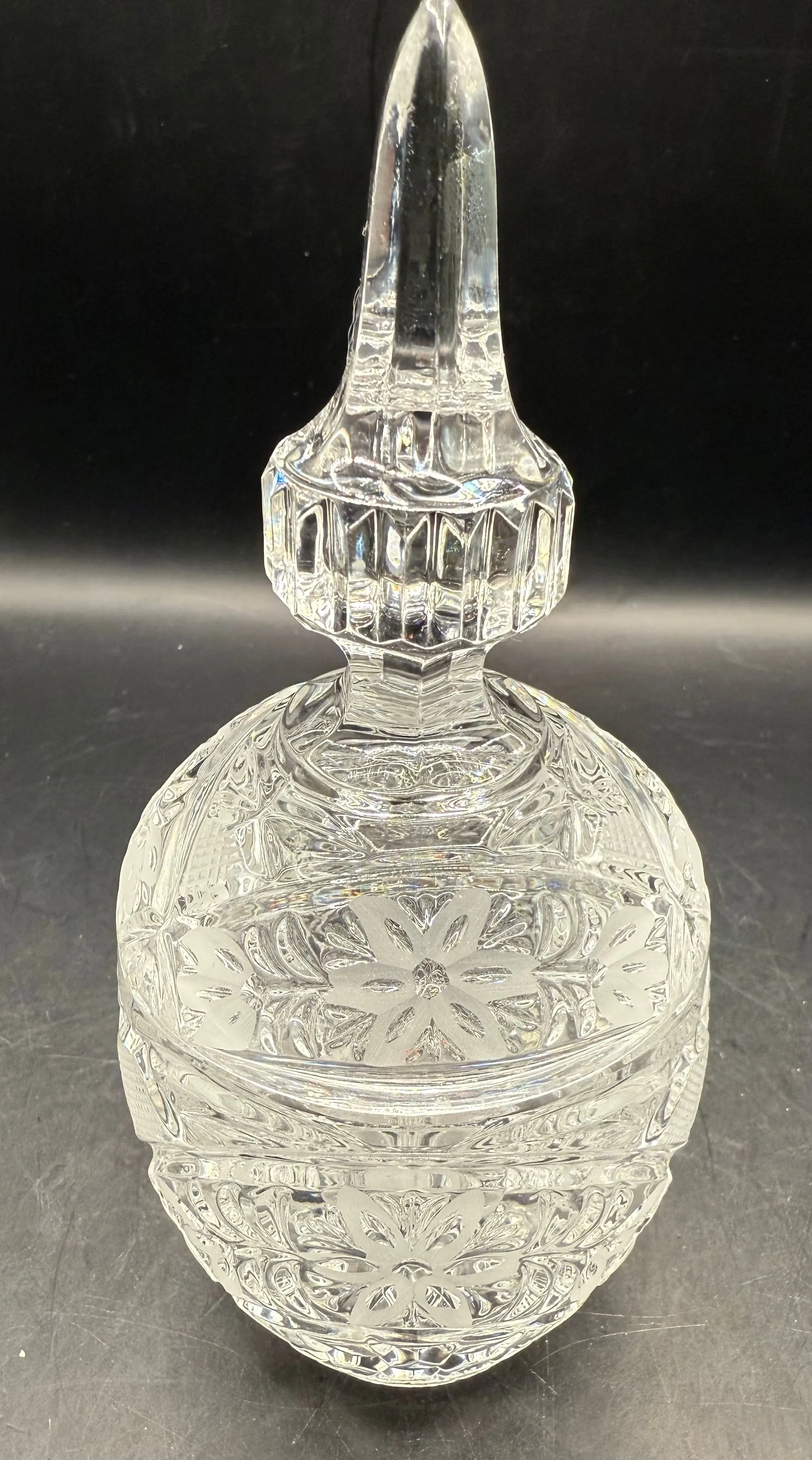Product image for G48  WGermany Cut Lead Crystal Apothecary/candy Jar