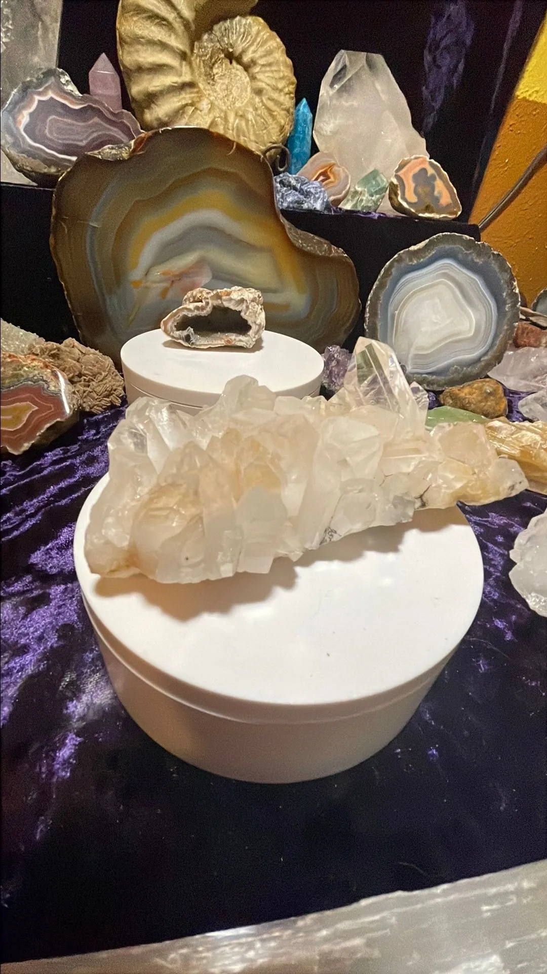 Product image for 5" X 2" X 1-3/4" Quartz Crystal Cluster
