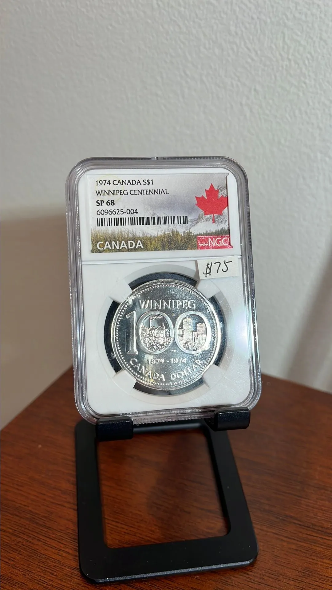 Product image for 1974 SP68 Canada One Dollar NGC