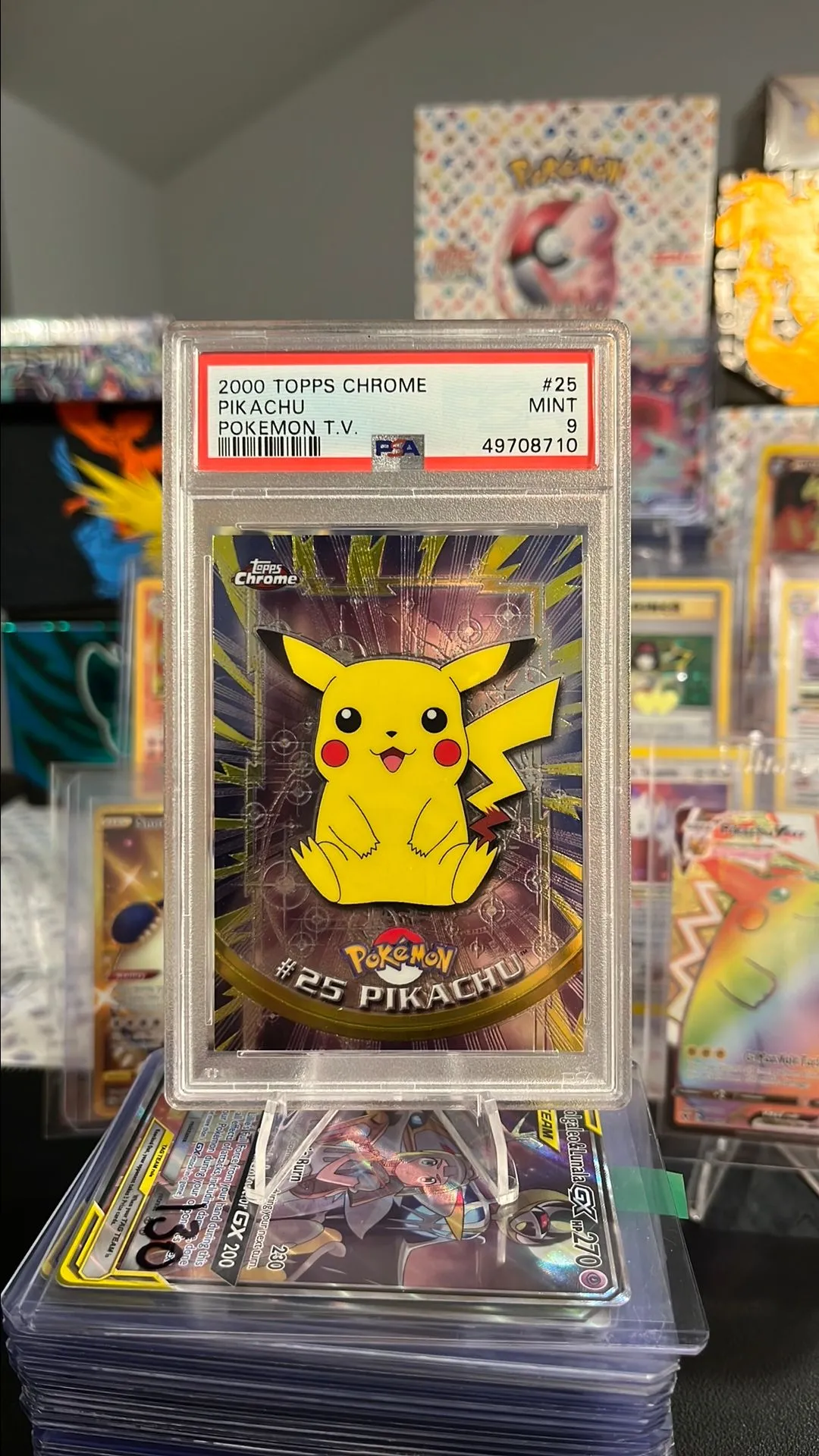 Pikachu Topps Chrome PSA 9  Whatnot: Shop, Sell, Connect