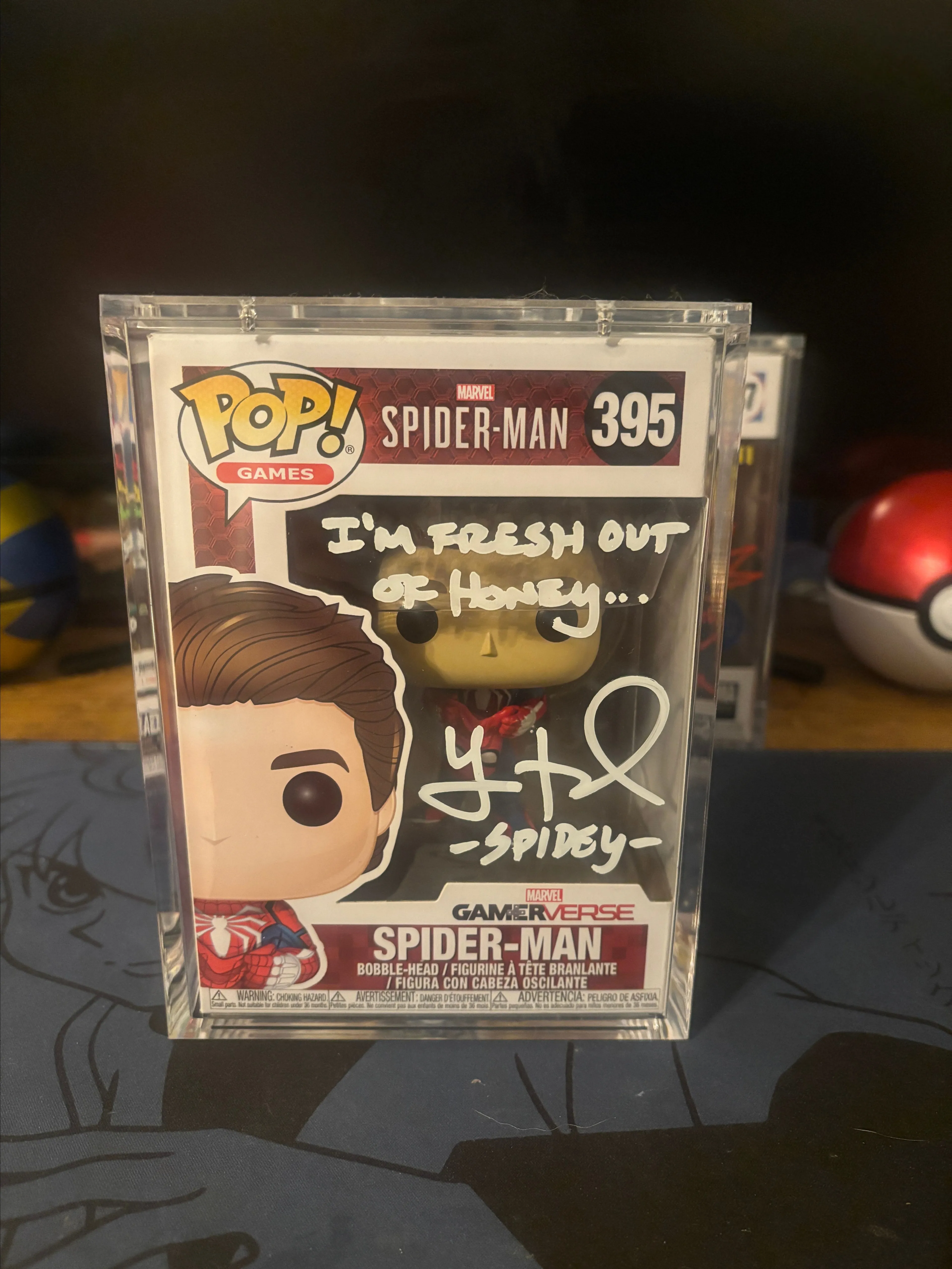 Product image for Signed Spider-man Gamer-verse funko pop
