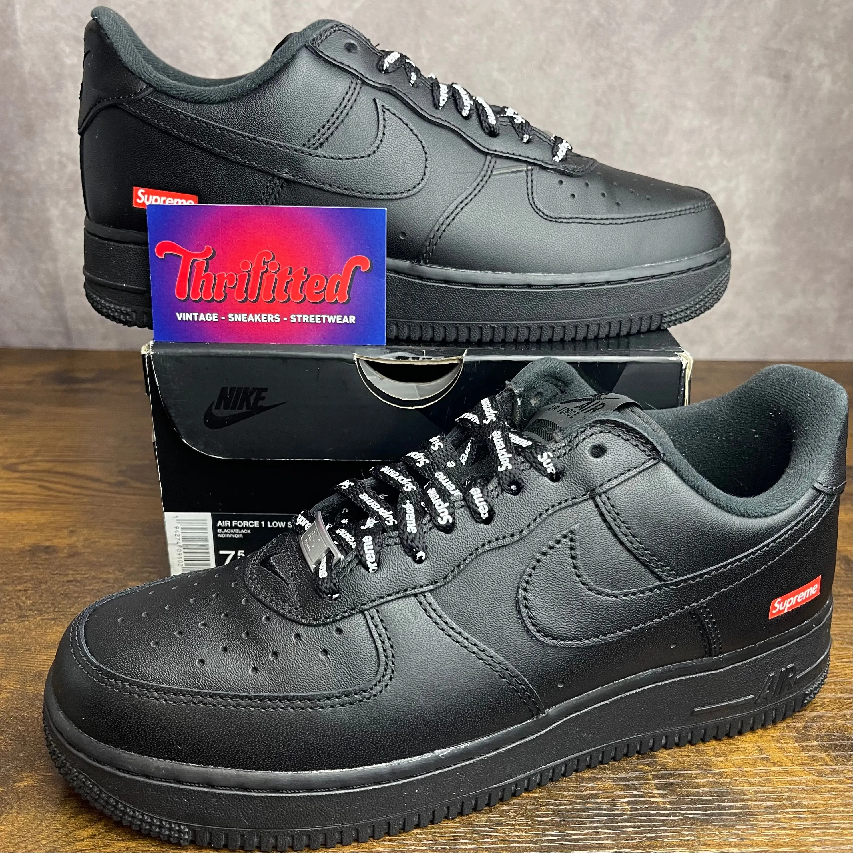 air force 1 black size 7.5